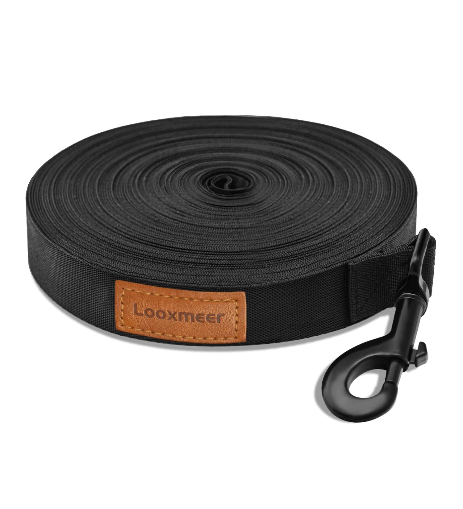 Looxmeer 7m Dog Tow Line - Robust Leash for Exercise | 3m 5m 10m 15m 20m 30m Options | Includes Storage Bag & D-Carabiner - Buy Online on SooperMarket.com