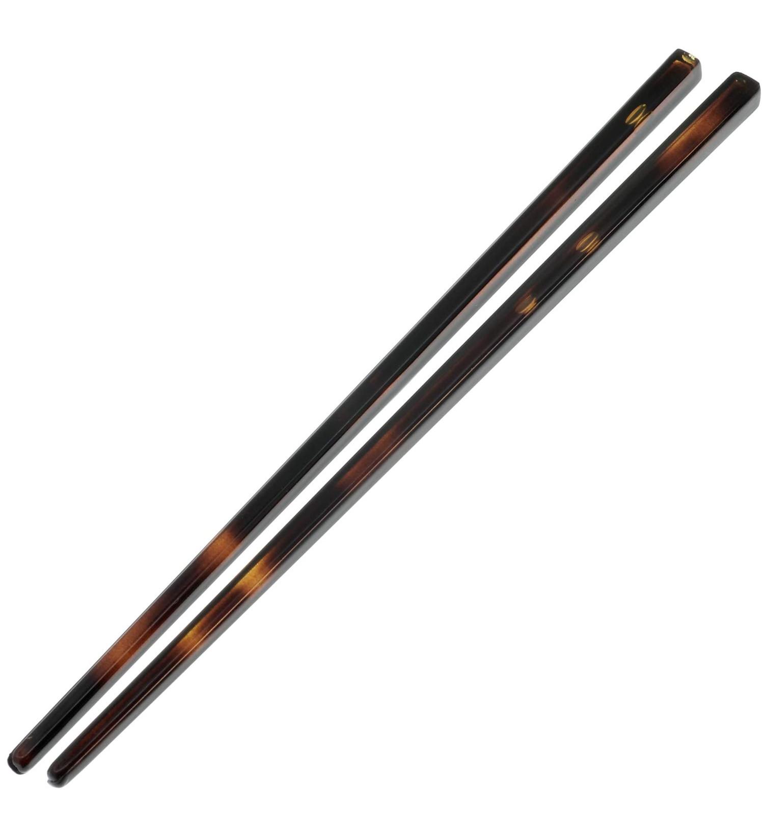 Camila Paris AD28/2 French Twist Stick Hair Pin Set - Set of 2 Tortoise Shell Hair Pins - Made in France - Buy Online on SooperMarket.com