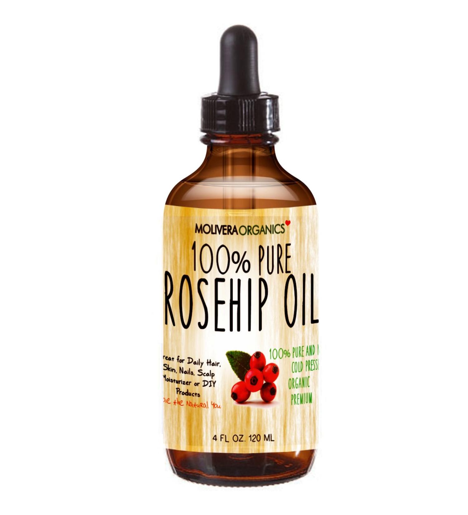 Buy 4oz Cold Pressed Rosehip Oil | Pure Rose Hip Seed Oil for Radiant Skin Face & Body Moisturizer Anti-Aging Benefits - International Shipping Available - Buy Online on SooperMarket.com