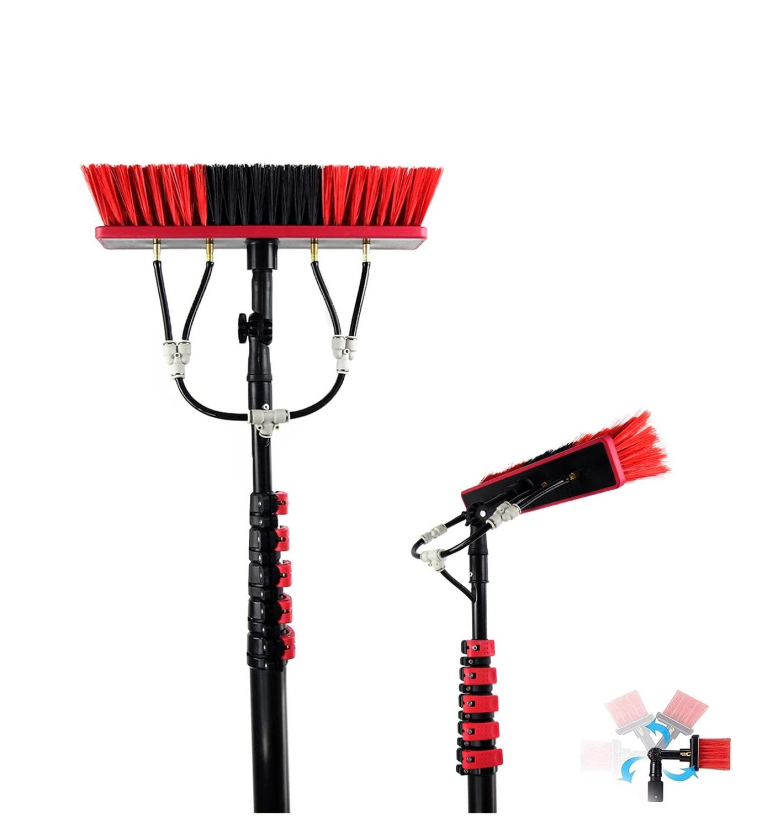 Photovoltaic Panel Cleaning window cleaning equipment conservatory roof cleaner water fed pole Window Cleaning Equipment 9m Window Cleaning Telescopic Pole Conservatory Roof Cleaning Kit 35cm Brush Head 6M/21FT - Buy Online on SooperMarket.com