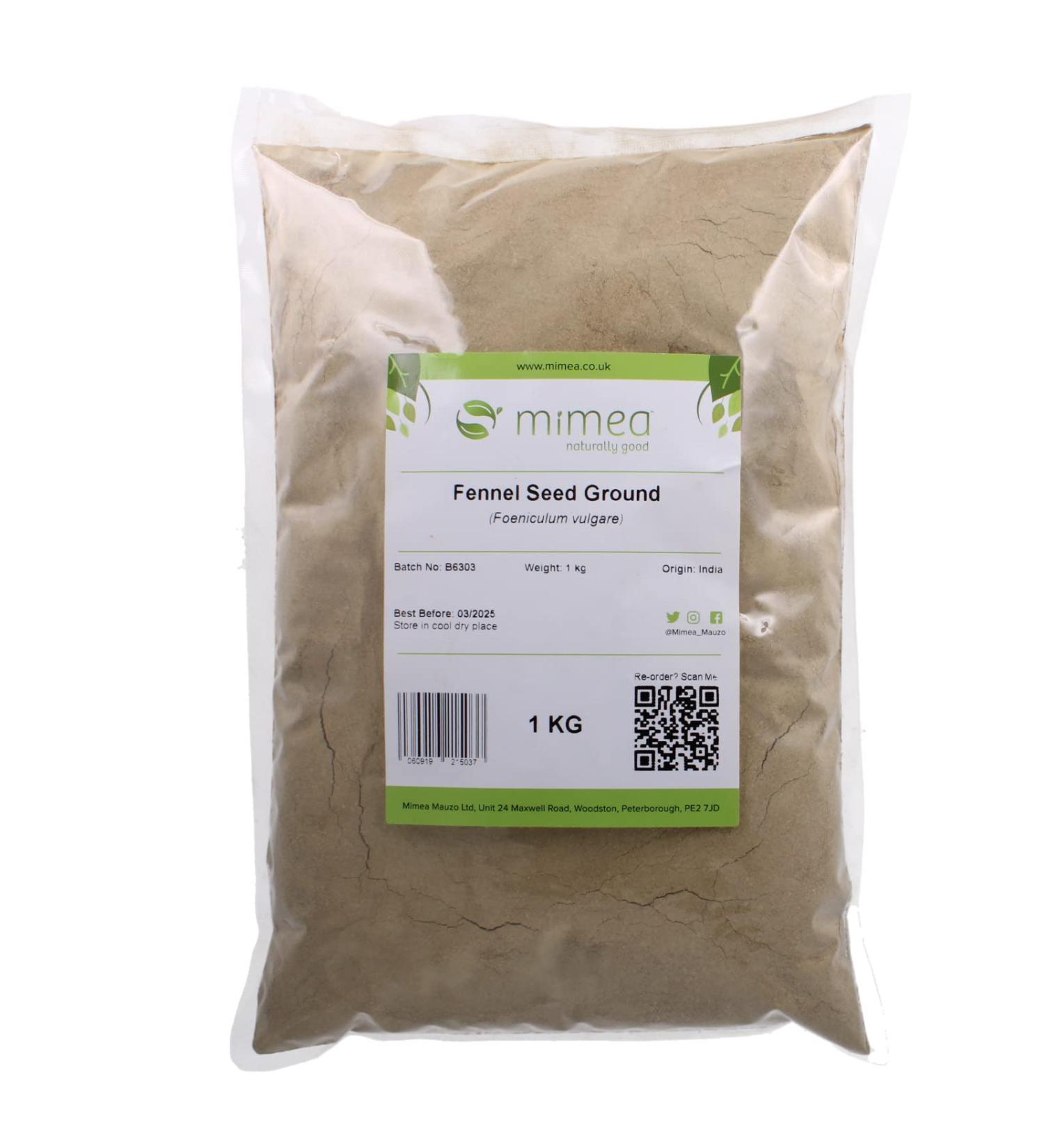 Fennel Seed Ground 1kg