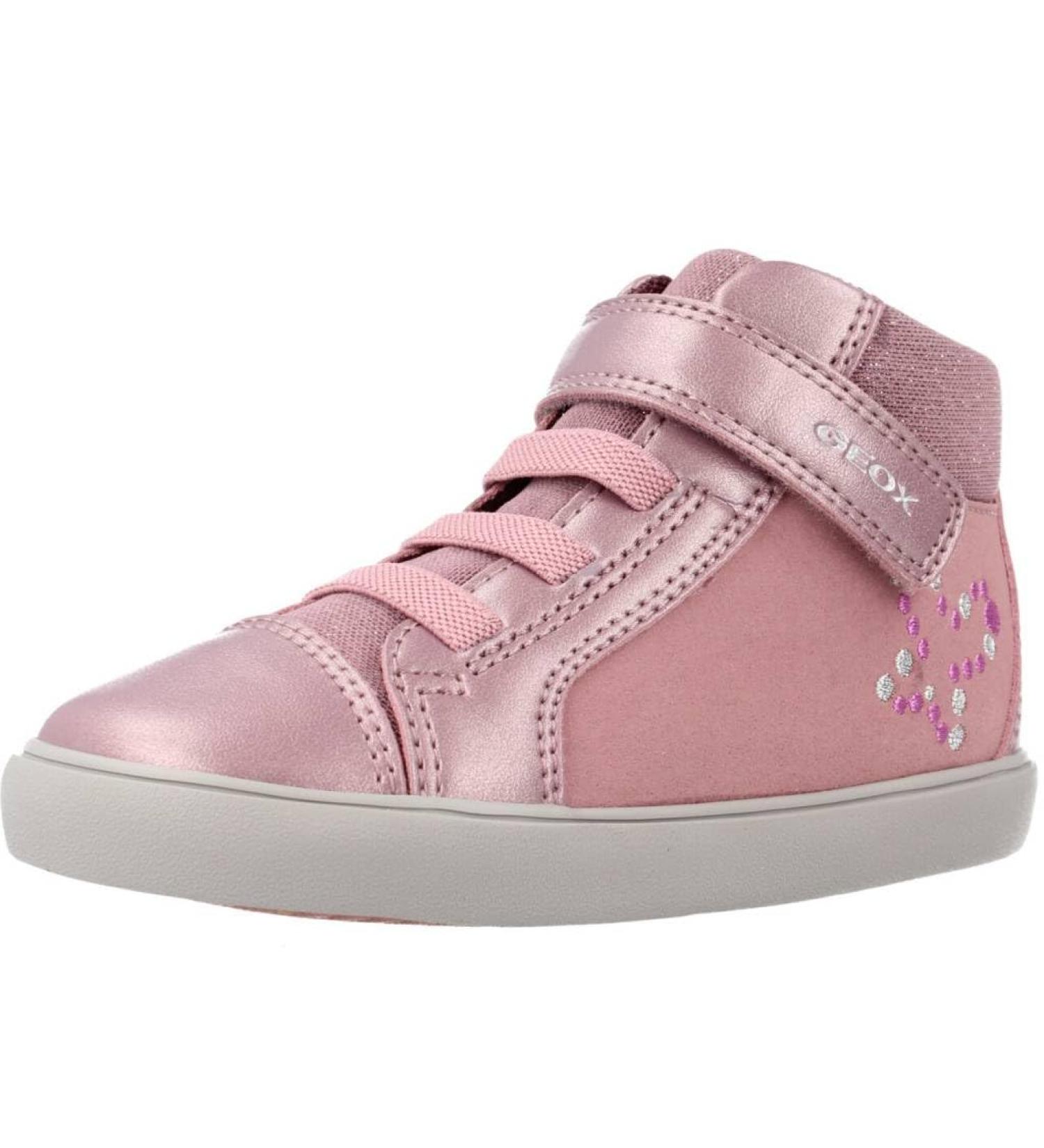 Geox Baby Girl's B Gisli B Sneaker - Size 4.5 UK Child - Dark Pink - Buy Online on SooperMarket.com