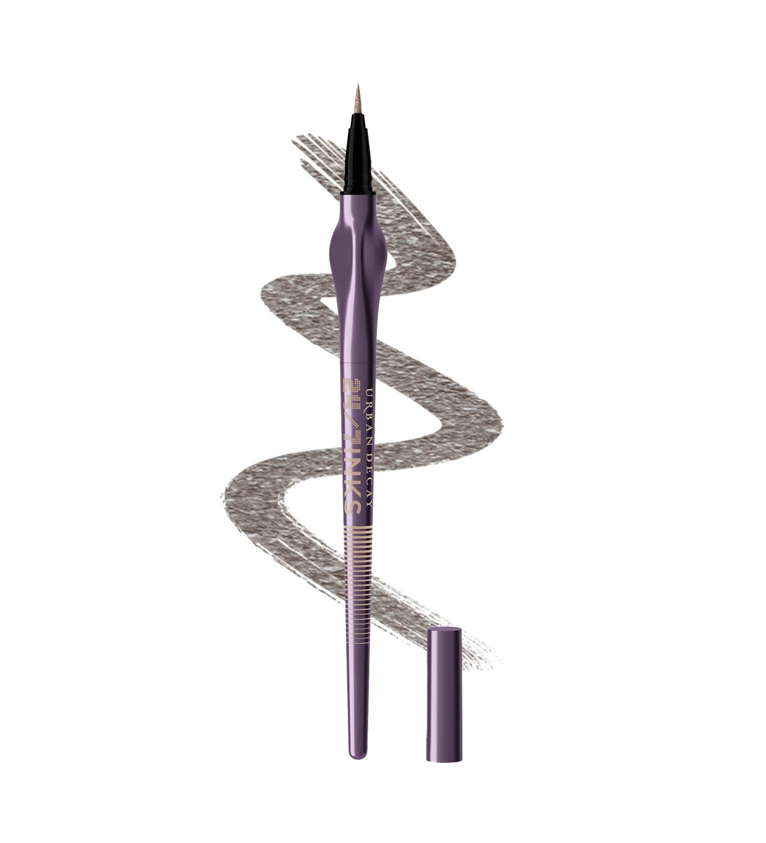 Urban Decay 24/7 Inks Liquid Eyeliner Pen - Water-Resistant, Smudge-Resistant, All Day Wear - Vegan Formula - Precision Tip - Oil Slick (Gunmetal Shimmer) - Buy Online on SooperMarket.com