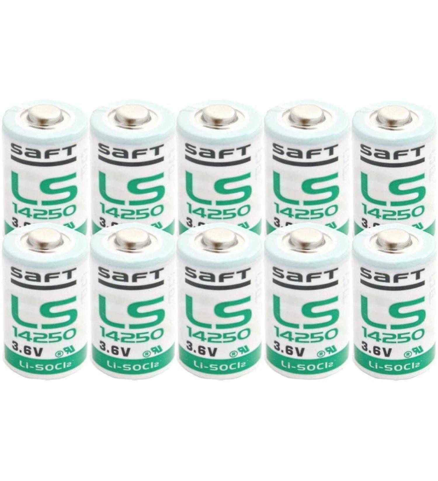 10 X LS14250 1/2 AA 3.6V Battery - High Capacity 1200mAh for Dogwatch R9 Leash | International Shipping Available - Buy Online on SooperMarket.com