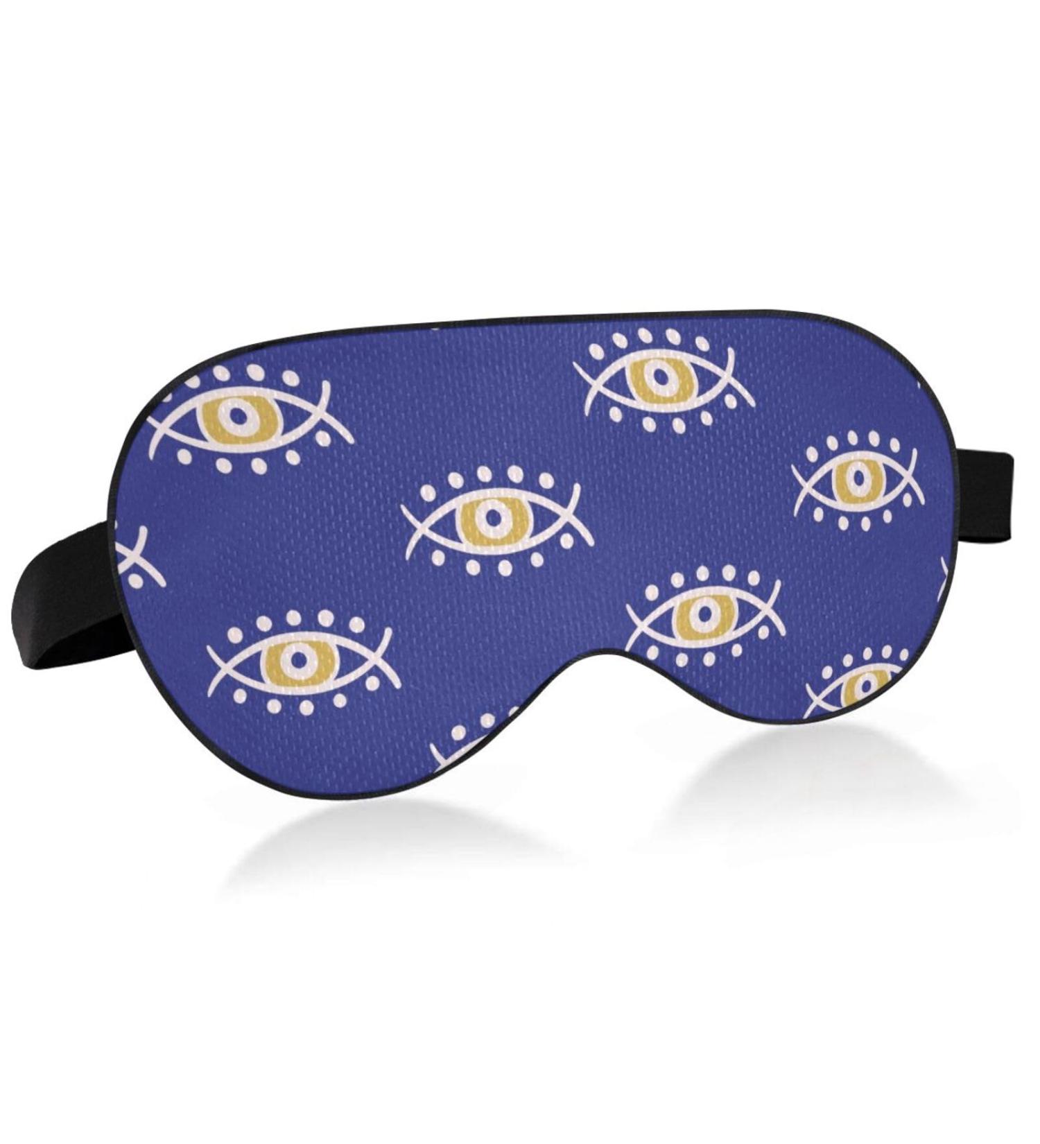 Haskirky Light Blocking Eye Mask - Adjustable Adult Men and Women Travel Mask for Yoga, Meditation, Office, and Deep Sleep - Buy Online on SooperMarket.com