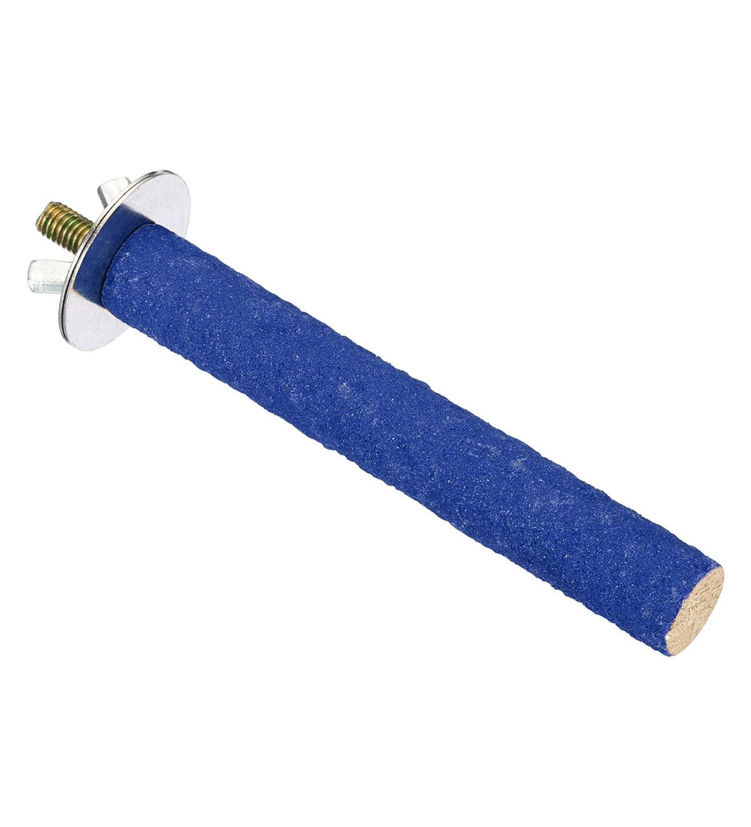 Patikil 0.6x3.9 Vogel Paw Bird Wood Bars Stand - Cage Accessories for Small Birds Parrots & Lovebirds - Blue - Buy Online on SooperMarket.com