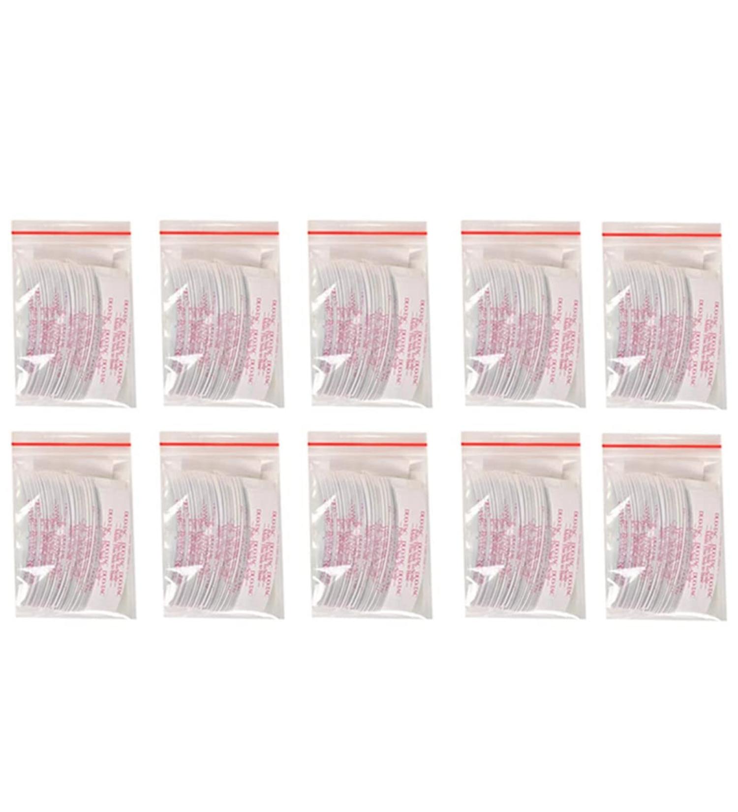 Pcivzxam 360Pc/10Bag Lace Super Tape Hair Double Sided Strips with Slitting Line Fixed Adhesive Wig Strip for Toupee Lace Sticker - Buy Online on SooperMarket.com