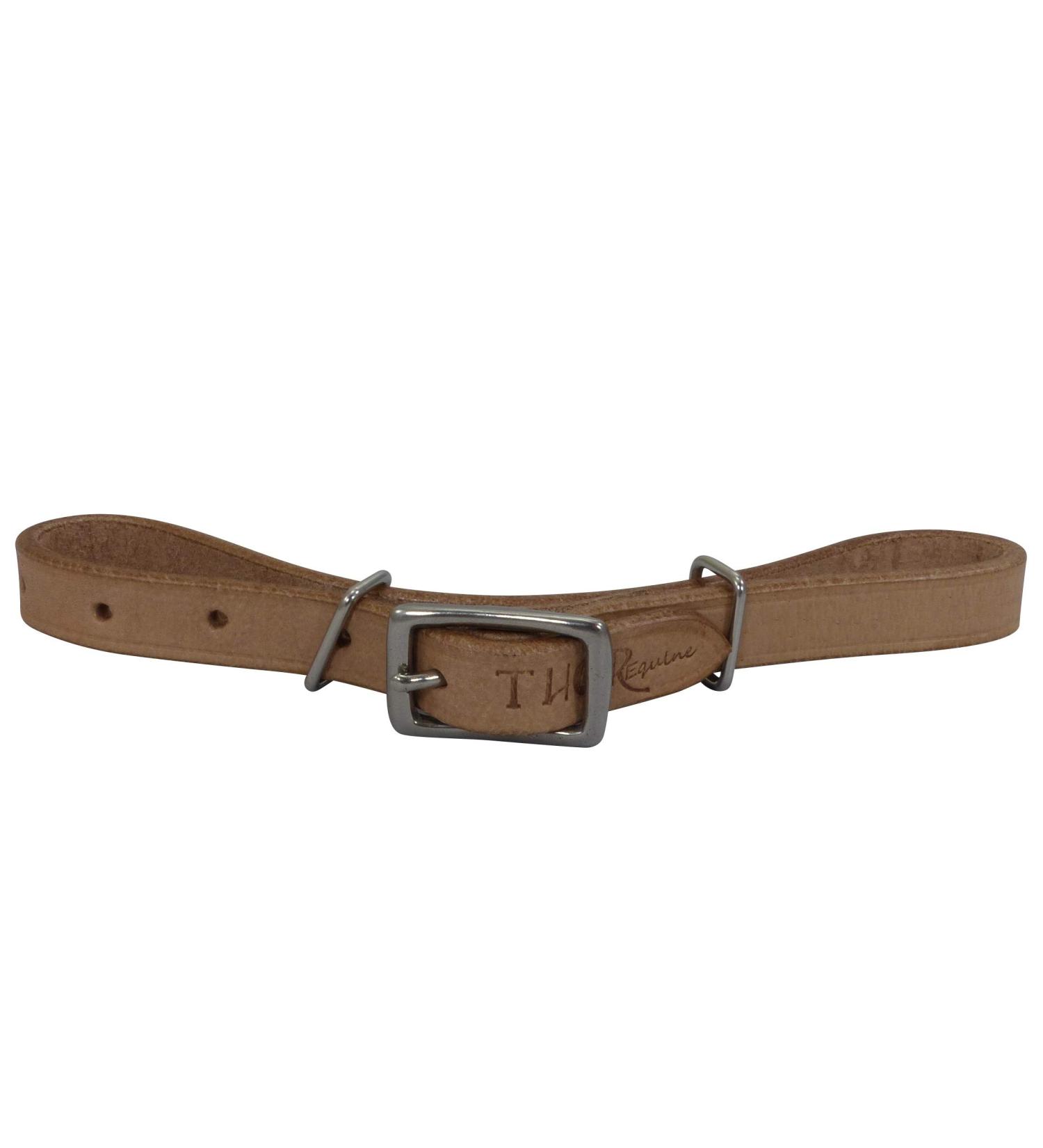 Thor Equine Western Chin Strap Curb Strap Single Natural