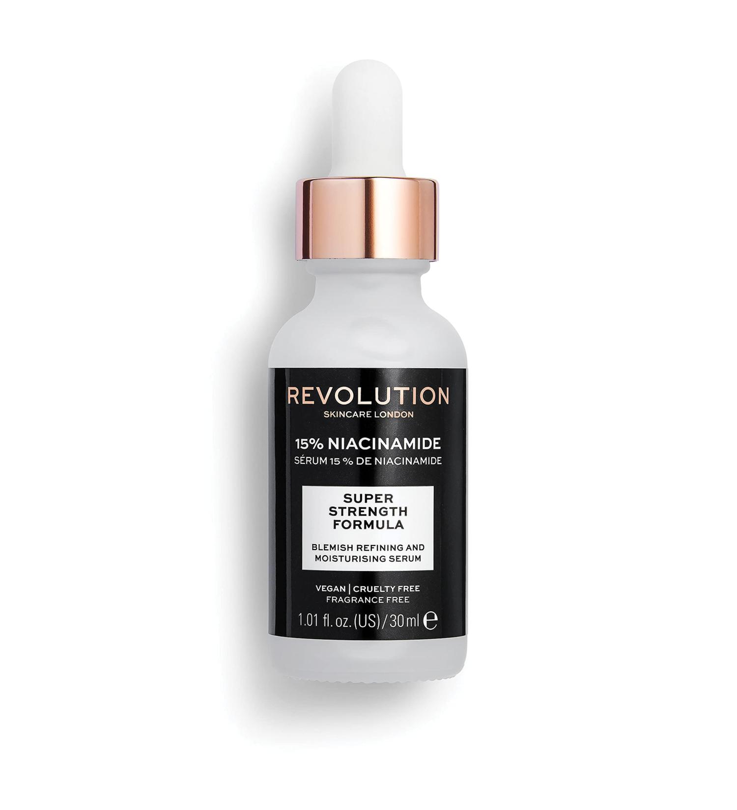 Revolution Skincare 15% Niacinamide Serum - Blemish & Pore Refining - Vegan & Cruelty Free - 1.01fl.oz/30ml - Buy Online on SooperMarket.com