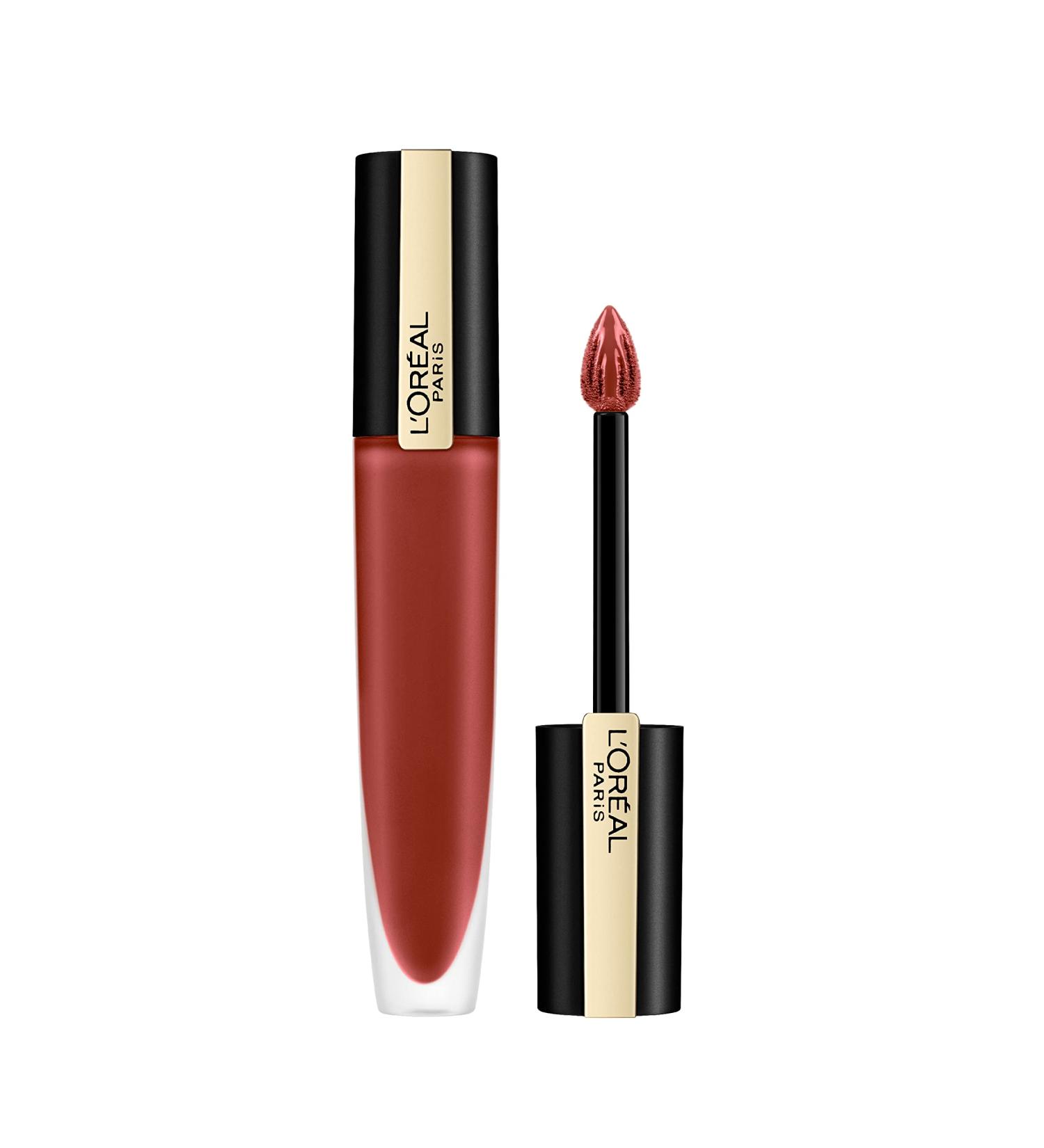L'Or al Paris Rouge Signature Matte Liquid Lipstick 130 Amaze - Long-Lasting Lip Color - Buy Online on SooperMarket.com