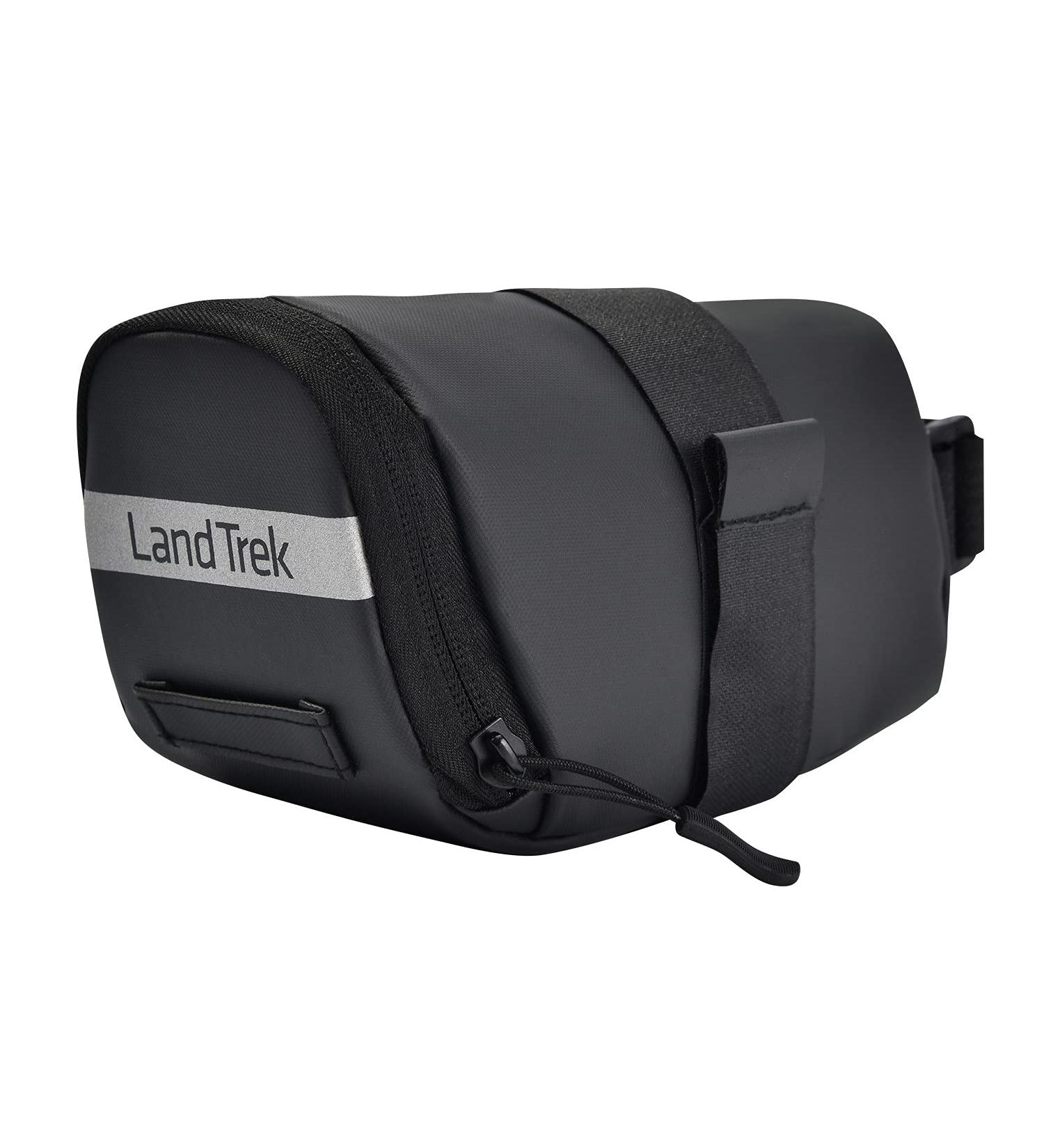 LandTrek Small 0.6L Bike Saddle Bag | Waterproof Cycling Tool Bag for Mountain Road MTB Bicycle Seat - Buy Online on SooperMarket.com
