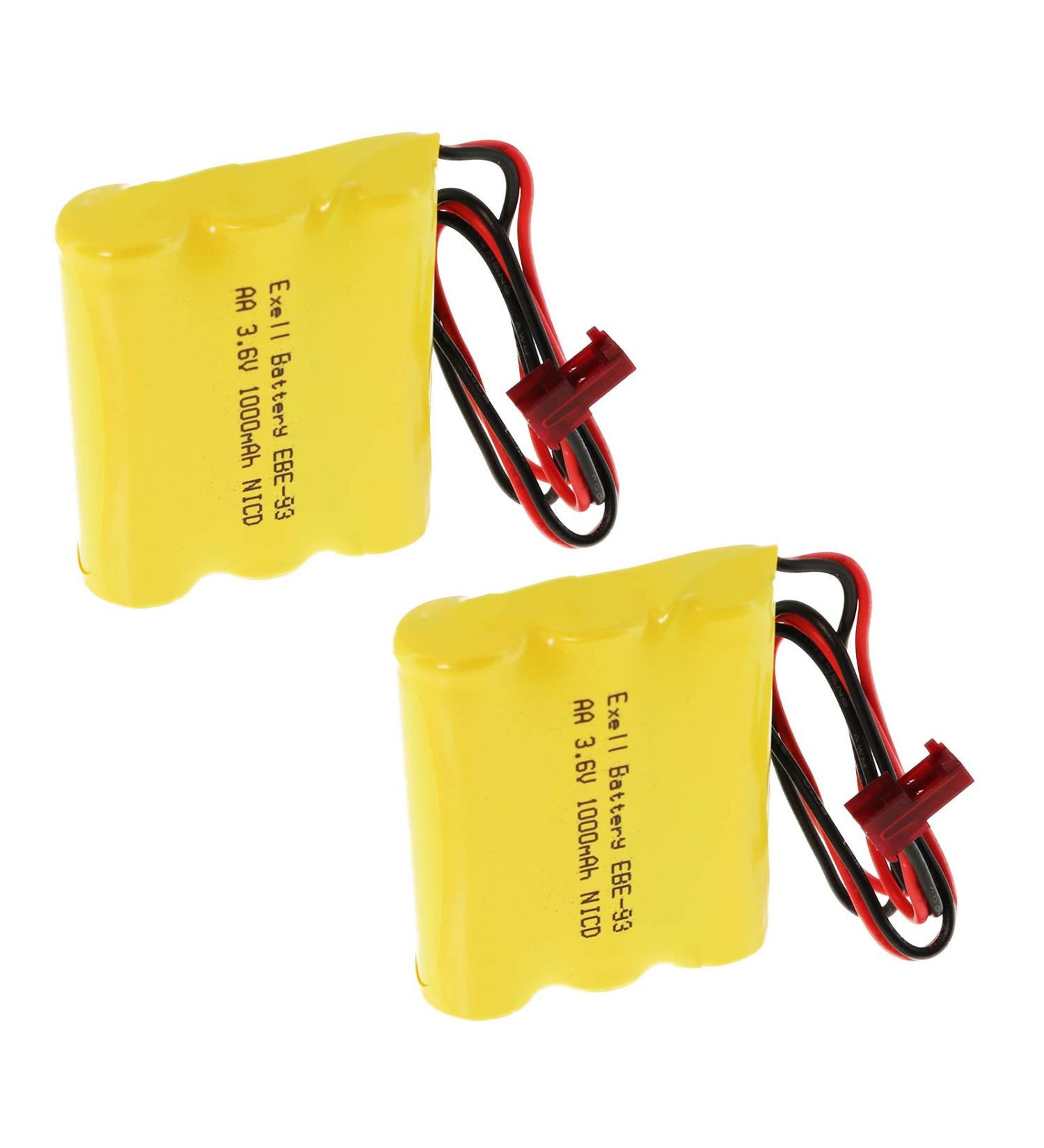 Buy (2-Pack) 3.6V 1000mAh Emergency Light Battery - Compatible with Cooper LPX70RWH ANIC0553 & More | International Shipping - Buy Online on SooperMarket.com