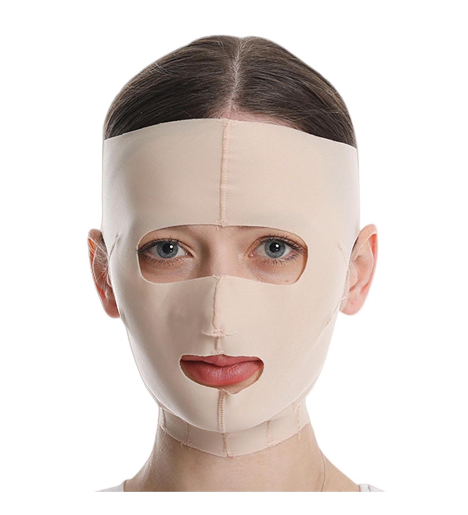 Double Chin Reducer - Chin Up Masque Slimming Jaw Strap | Adjustable Face Sculpting Band Reusable Chin Up Strap Breathable Face Contouring Strap for Facial Sculpting 16x16x0inches - Buy Online on SooperMarket.com