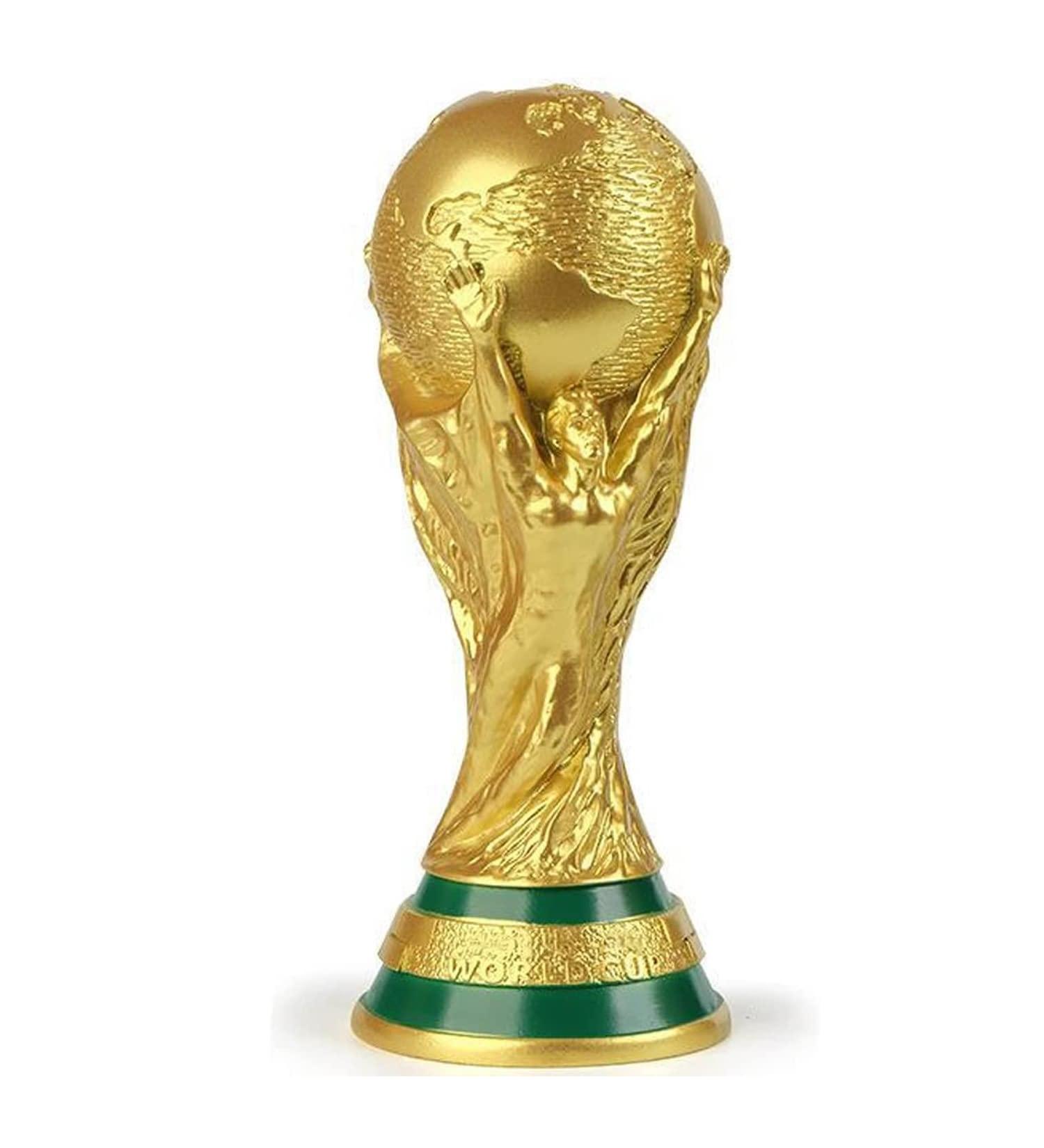 iRojalh World Cup Trophy Replica - 8.3''/10.62''/14.17'' Gold Resin Soccer Collectible for Sports Fans - Buy Online on SooperMarket.com
