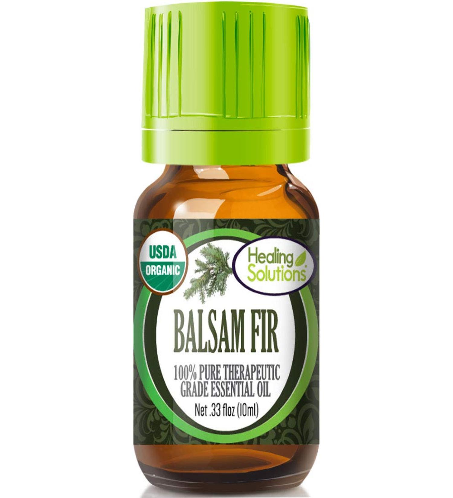 Buy Organic Balsam Fir Essential Oil - 10ml Pure & Undiluted for Diffusers | Healing Solutions - Buy Online on SooperMarket.com