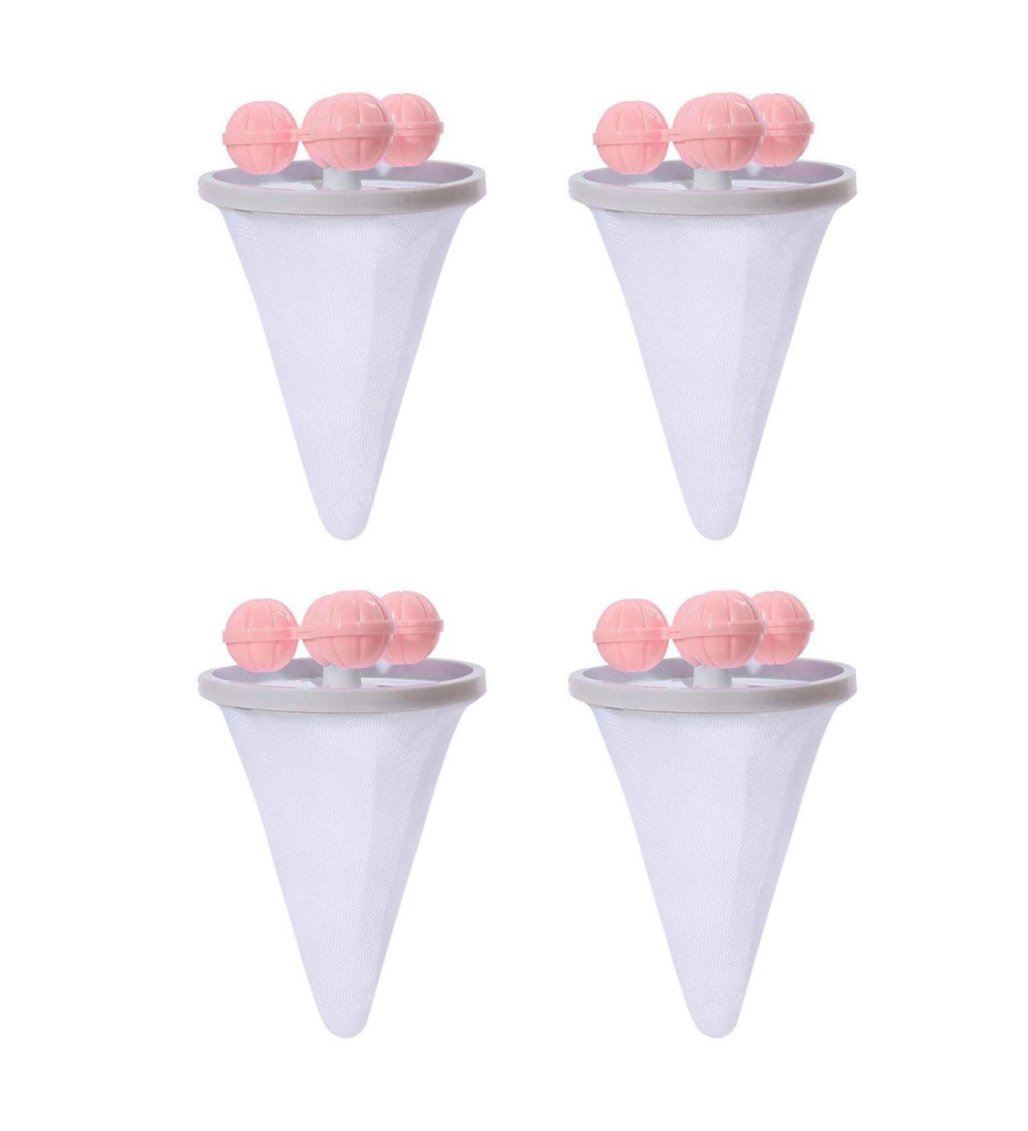 Pack Of 4 Washing Machine Hair Filter Washing Machine Hair Remover Hair Filter Net Bag Hair Remover For Washing Machine Washing Machine Hair Filter Reusable Hair Remover Filter Bag Floating Lint Bag - Buy Online on SooperMarket.com