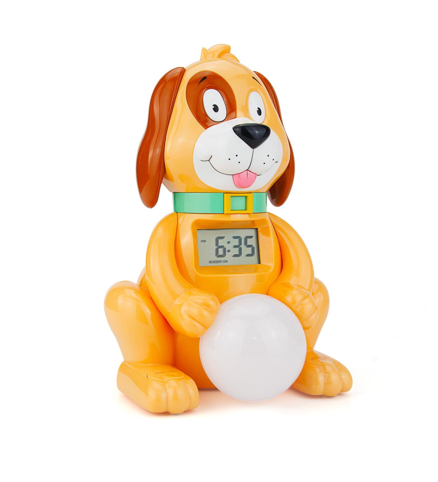 Buy Bigmonat Cute Dog Children's Alarm Clock - Time-Controlled Digital Clock for Kids - Yellow - Battery & AC Powered - Buy Online on SooperMarket.com