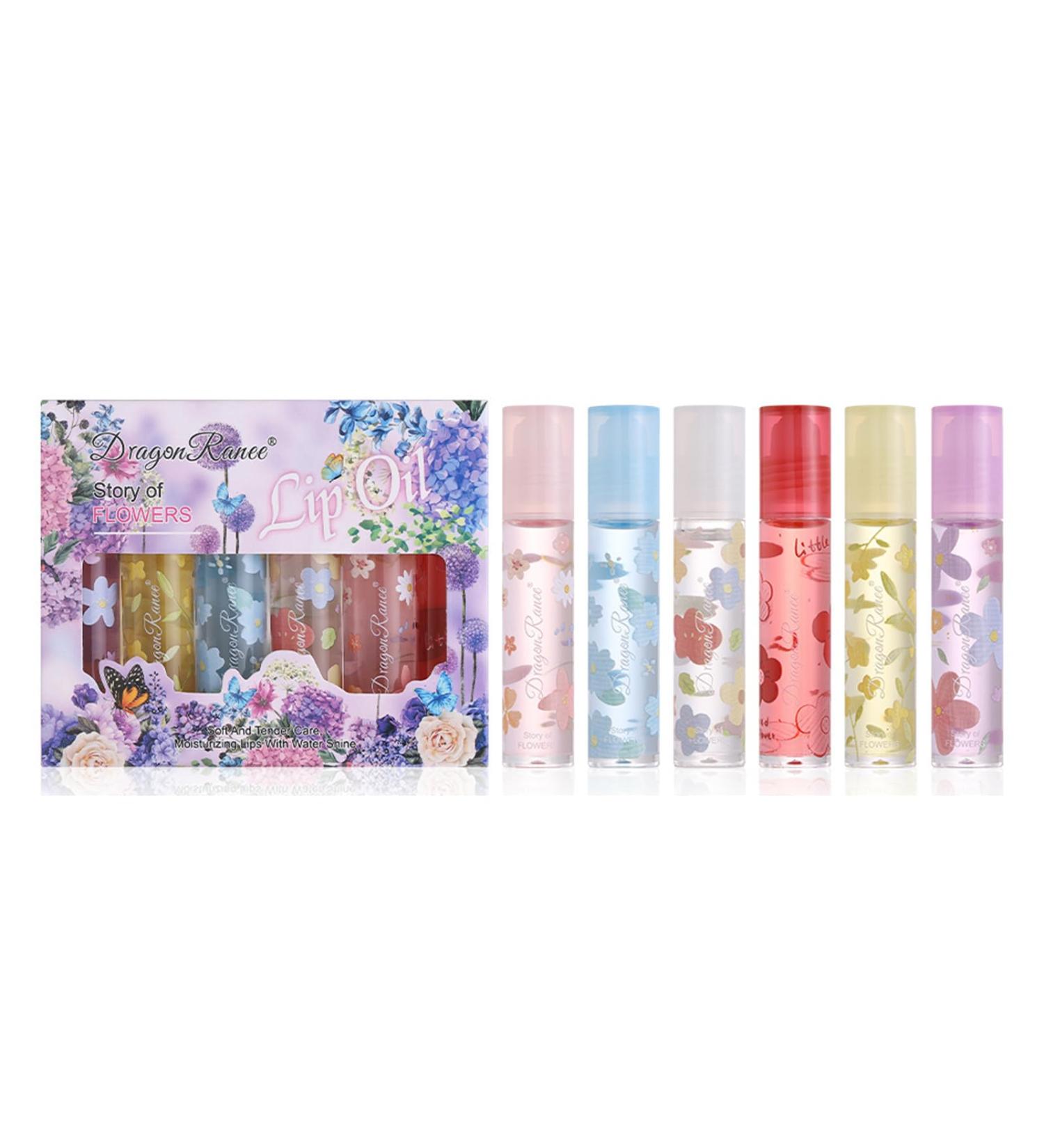 Plumping Lip Gloss Lip Oil Hydrating For Natural Cute Makeup Lipstick TintedsClear SerumsLip Balm Cosmetics Flower Lip Balm Care Cosmetic Moisting Oily Texture Hydrating Lip Oil Natural - Buy Online on SooperMarket.com
