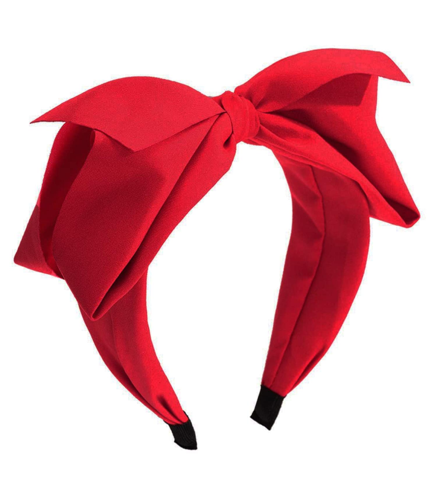Lvyeer Red Big Bow Headbands for Women Bowknot Headbands Cute Red headbands - Buy Online on SooperMarket.com