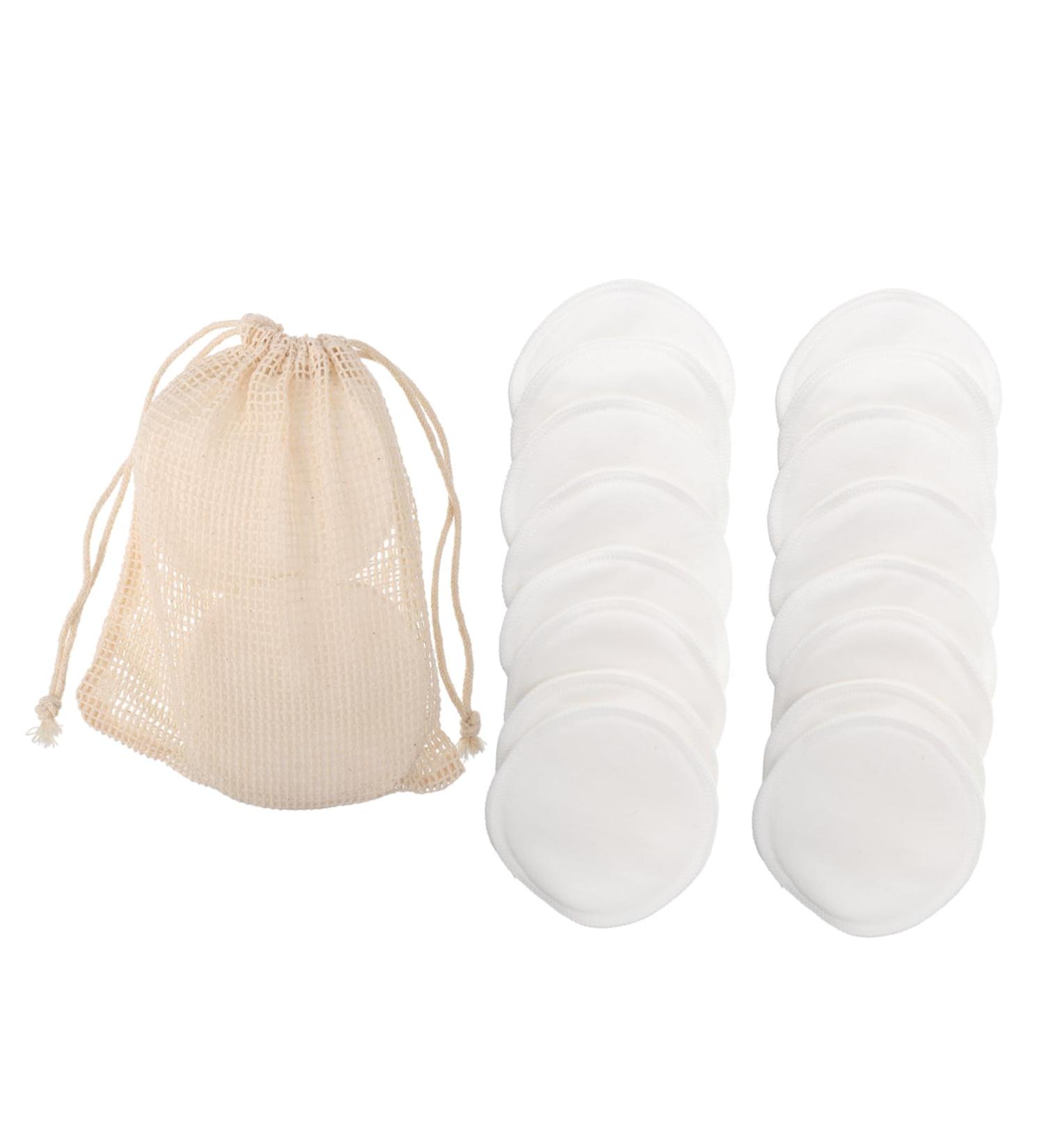 FOMIYES 1 Set Cleansing Pad Reusable Rounds for Face Skincare Cleaning Cotton Eye Makeup Remover Pad Cosmetic Sponge Makeup Sponge Makeup Remover Puff White Chest Pad Make up - Buy Online on SooperMarket.com