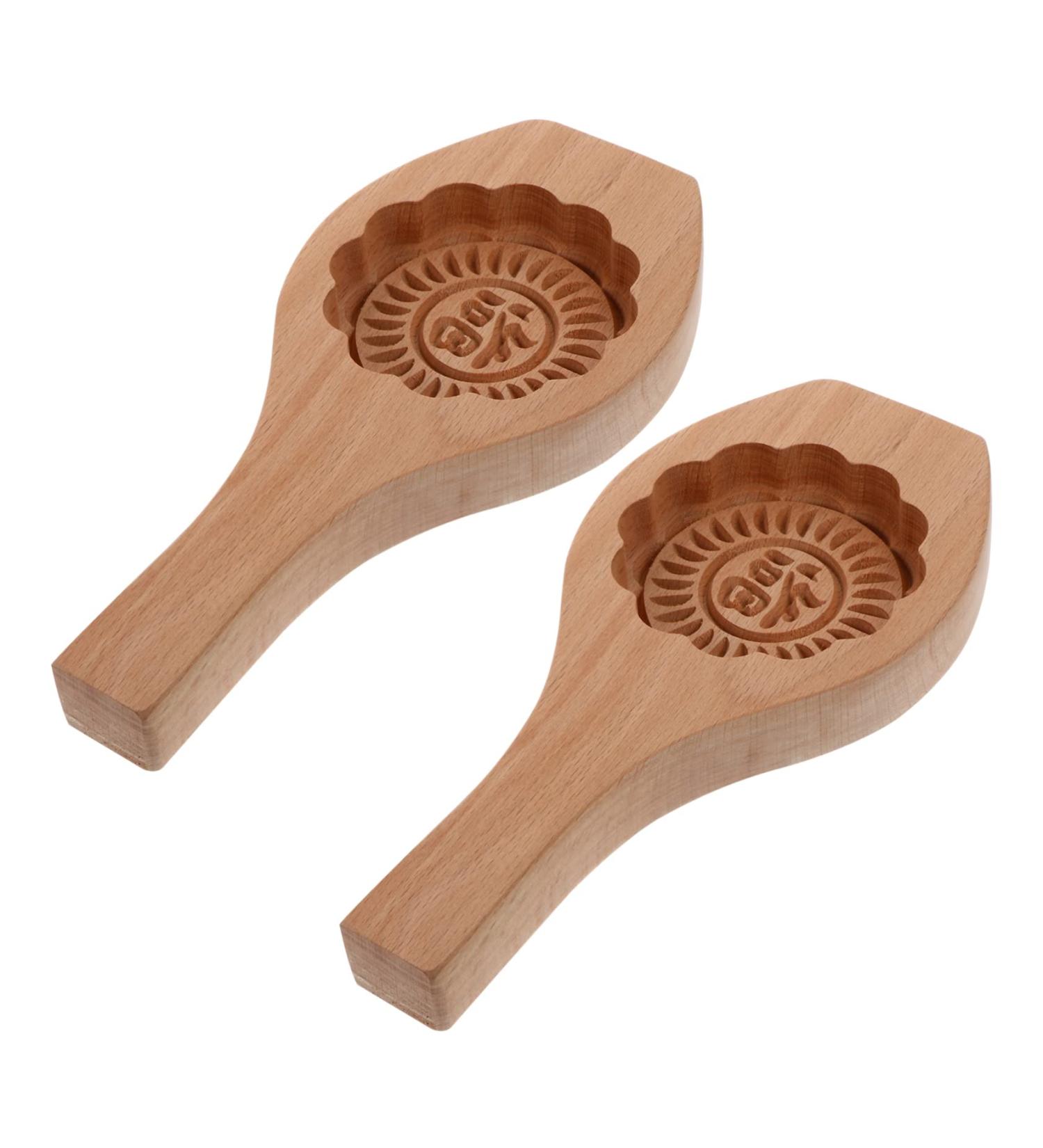 2pcs Supplies Mooncake Molds Pie Color Autumn Making Handmade Pastry for Pattern Bakery DIY Home Chinese Kitchen Chocolate Cooking Shape Lovely Bean Moon-Cake Pumpkin (Color : Wood Color Size : 22X 22X10.5CM Wood Color - Buy Online on SooperMarket.com