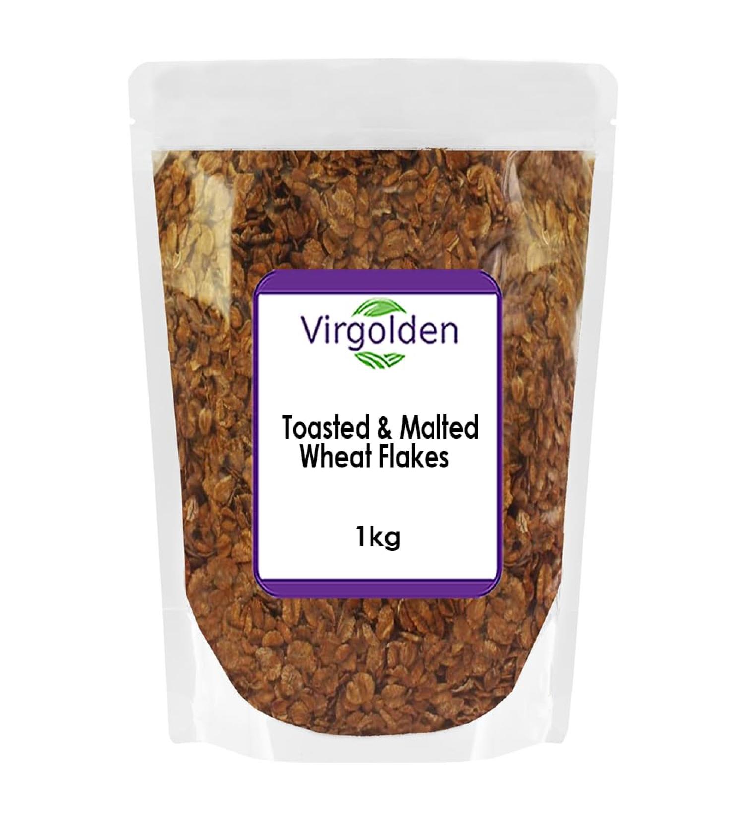 Toasted & Malted Wheat Flakes 1kg by Virgolden