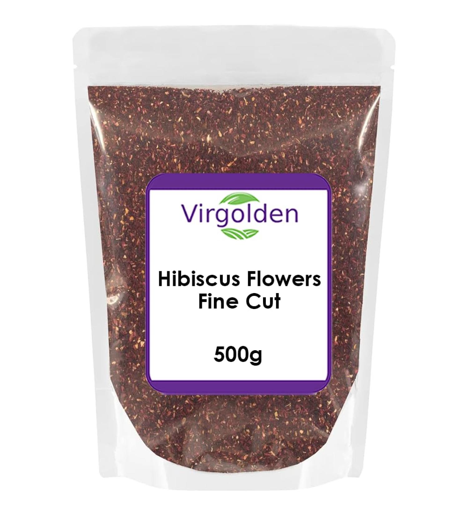 Hibiscus Flowers Fine Cut Loose Tea 500g by Virgolden