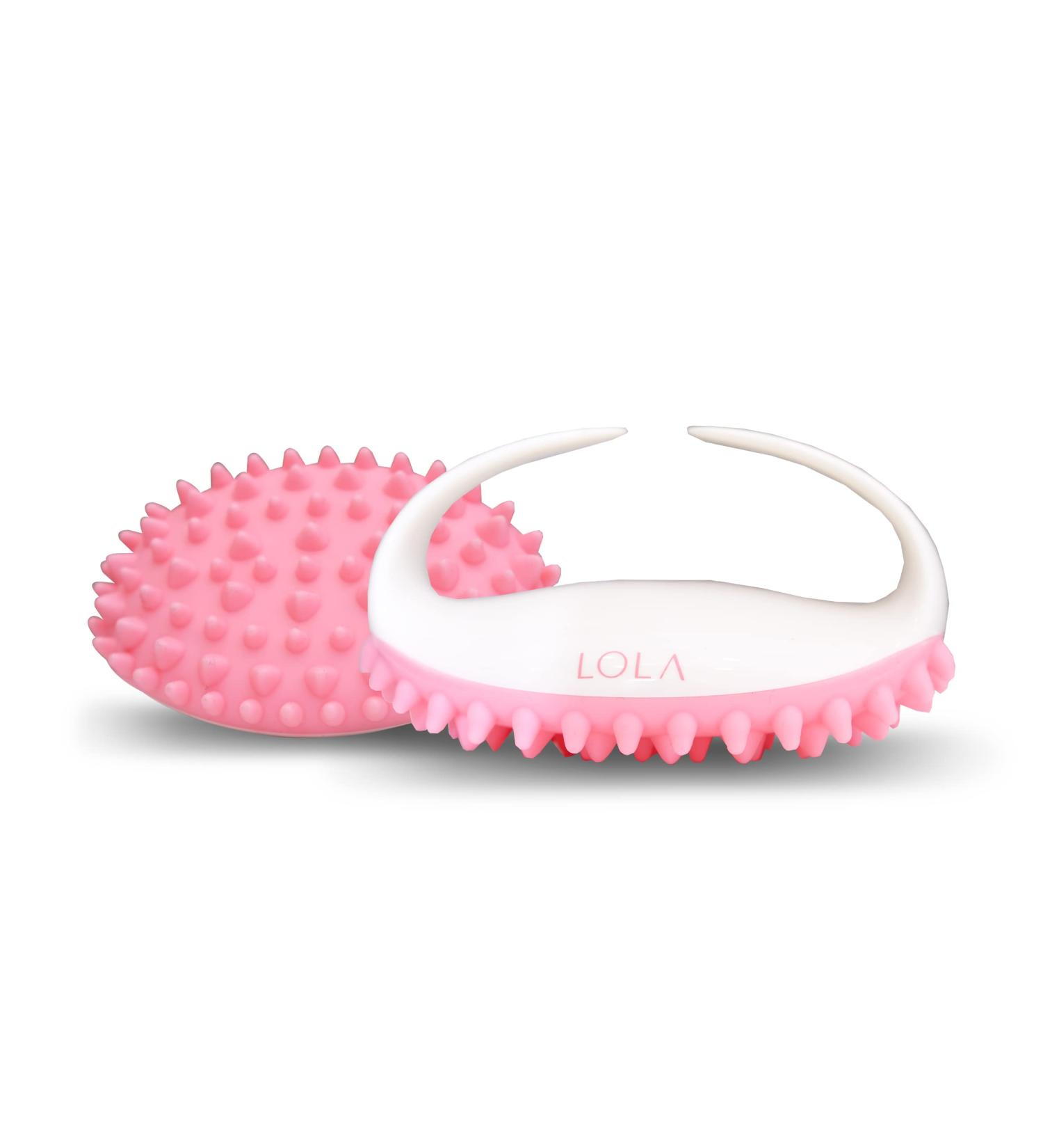Lola Beauty Care Silicone Anti Cellulite Massager | Shower Scrubber & Remover - Exfoliate, Improve Circulation - Buy Online on SooperMarket.com