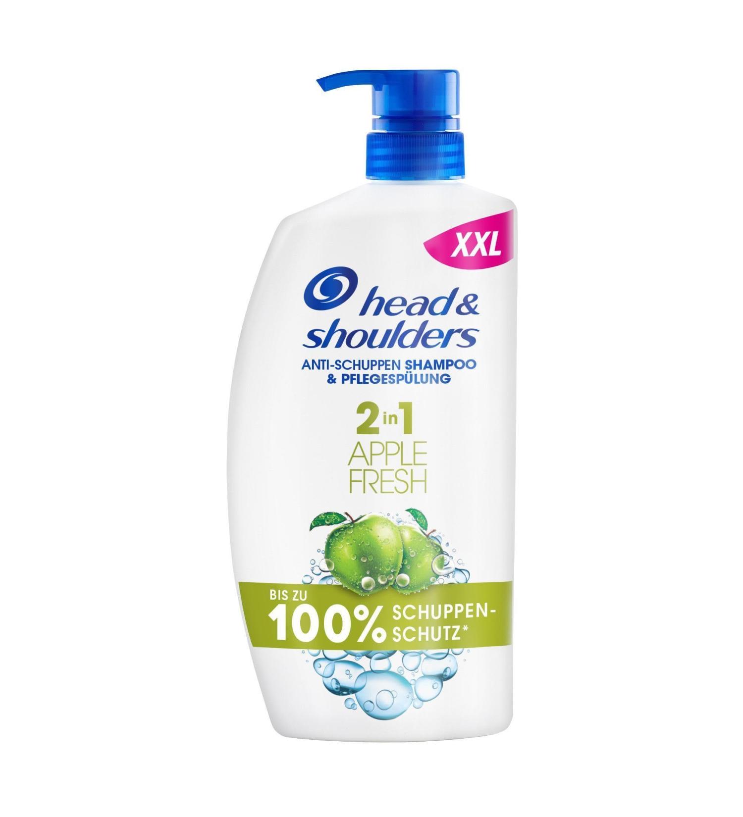 Head & Shoulders Apple Fresh 2in1 Anti-Dandruff Shampoo 800ml - Up to 100% Dandruff Protection Clinically Tested for All Hair Types Daily Freshness International Shipping Available - Buy Online on SooperMarket.com