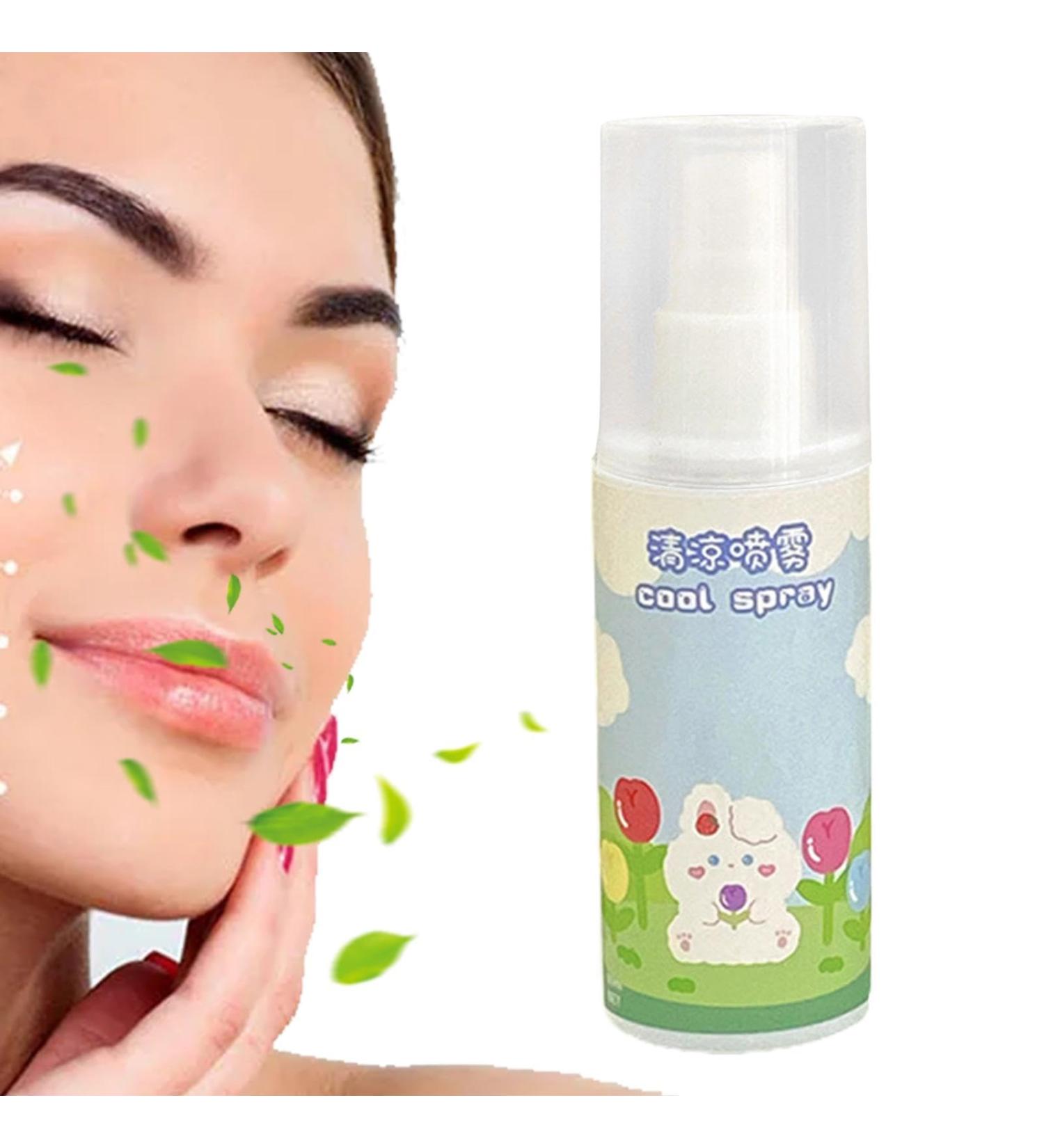 Teksome Instant Cooling Mist - 80ml Instant Cooling & Nourishing Spray Small Lightweight Instantly Reduce Temperature Spray Refreshing Protective Skin-friendly Spray For Outdoor Activities rabbit - Buy Online on SooperMarket.com