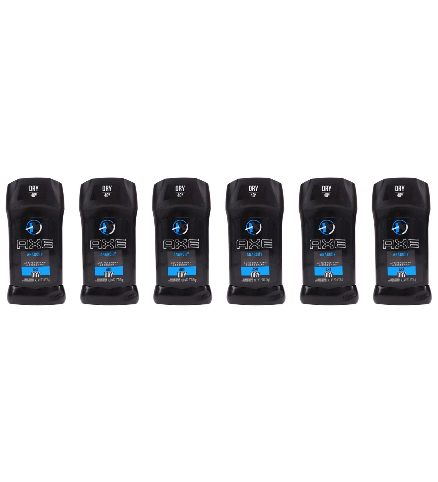 Axe Anarchy 2.70 oz Anti-Perspirant Invisible Solid - Pack of 6 - Buy Online on SooperMarket.com