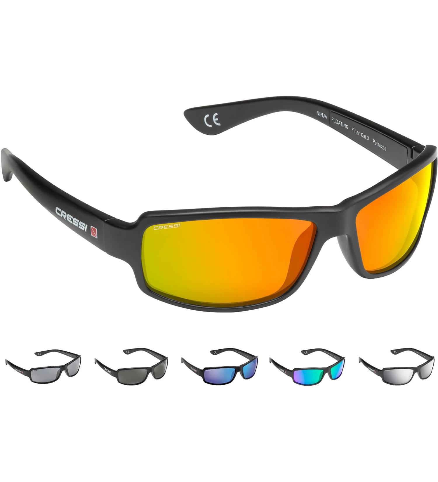 Cressi Ninja Floating or Flex - Unisex Adult Sunglasses available in Floating or Flexible Version