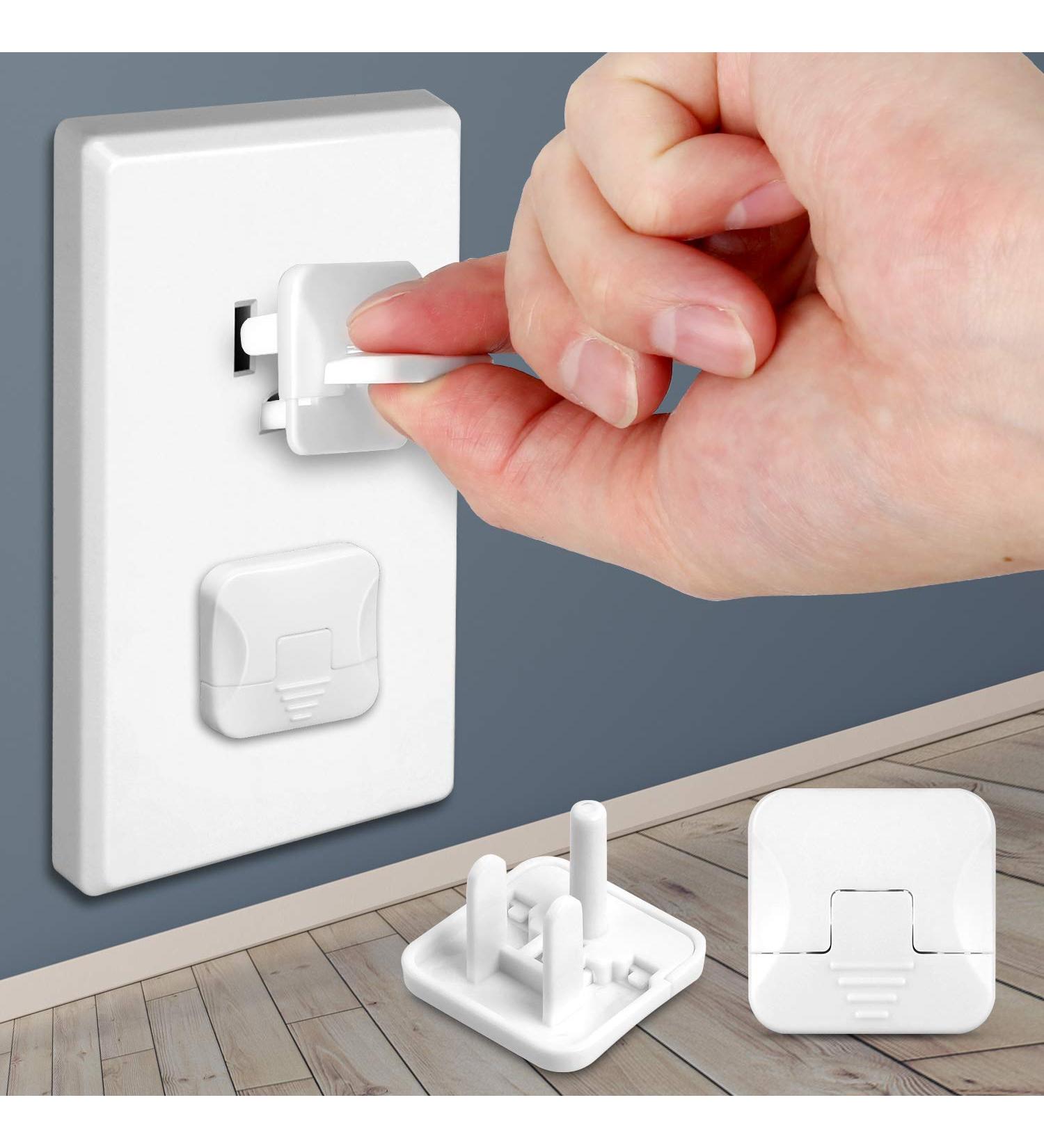 Outlet Covers Baby Proofing (40 Pack) with Hidden Pull Handle Outlet Plug Covers Prevent Electric Shock Hazard Outlet Protector Difficult for Kids to Remove Child Proof Outlet Covers Outlet Cap 40 Count (Pack of 1) - Buy Online on SooperMarket.com