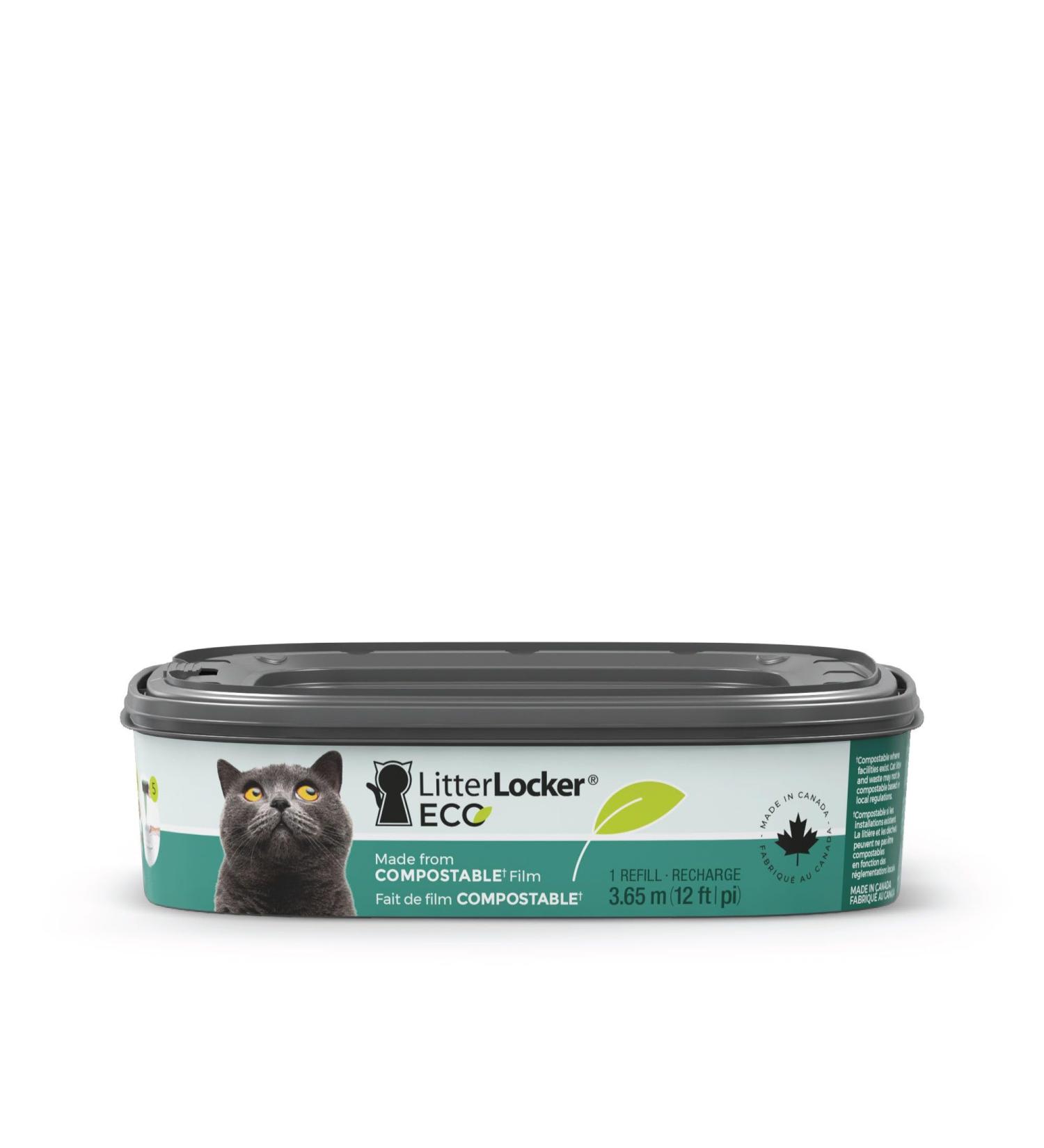 Litter Locker Refills Square Eco Refill 1pk Compostable cat Litter Bags - Buy Online on SooperMarket.com