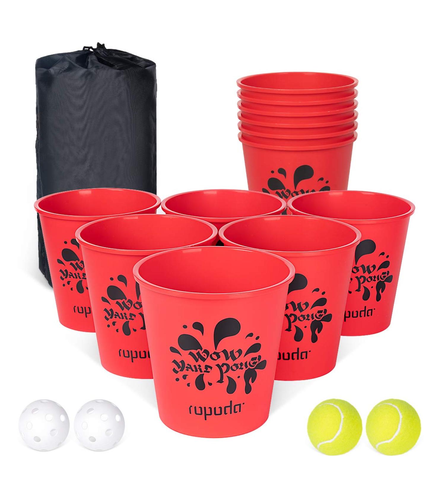 Ropoda Yard Pong - Giant Outdoor Games Set for Beach, Camping, Lawn & Backyard - Buy Online on SooperMarket.com