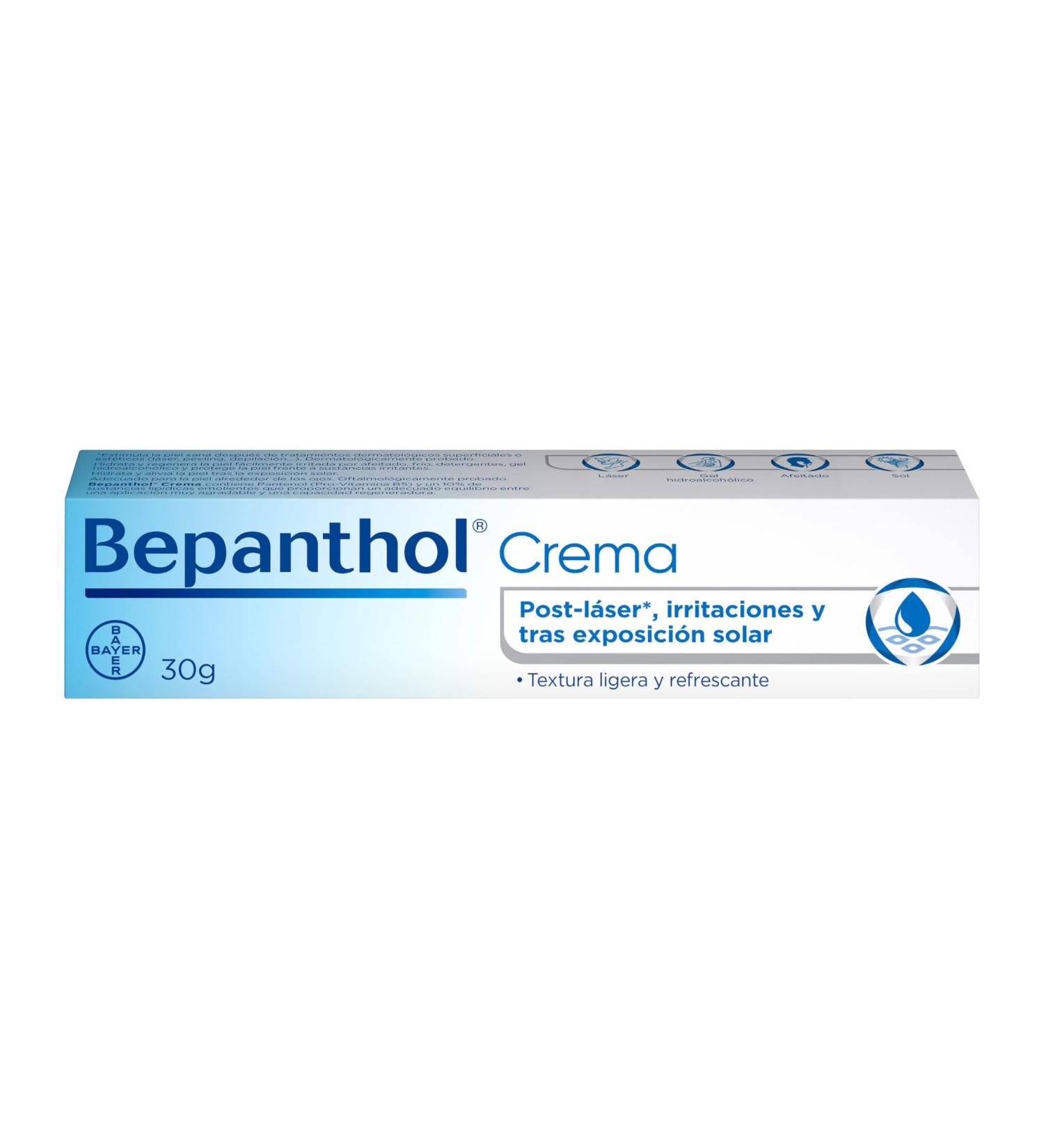 Bepanthol crema hidratante protege y Regera la piel seca e -irratada incluso tras tratamientos est ticos y exposici n solar 30 g 30 g (1 Pack)