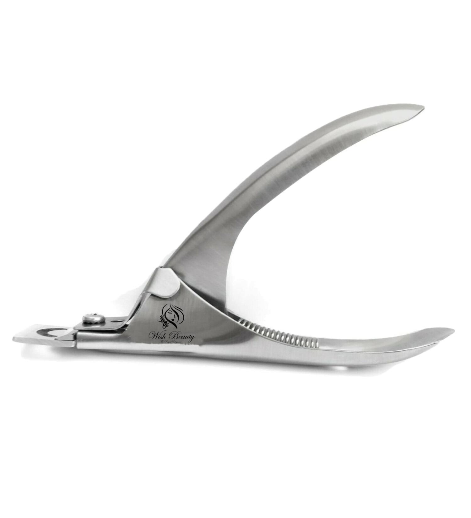 Professional Rustproof Nail Clippers for Acrylic & False Nails - Sharp Manicure Pedicure Trimmer Tool (Silver) - Buy Online on SooperMarket.com