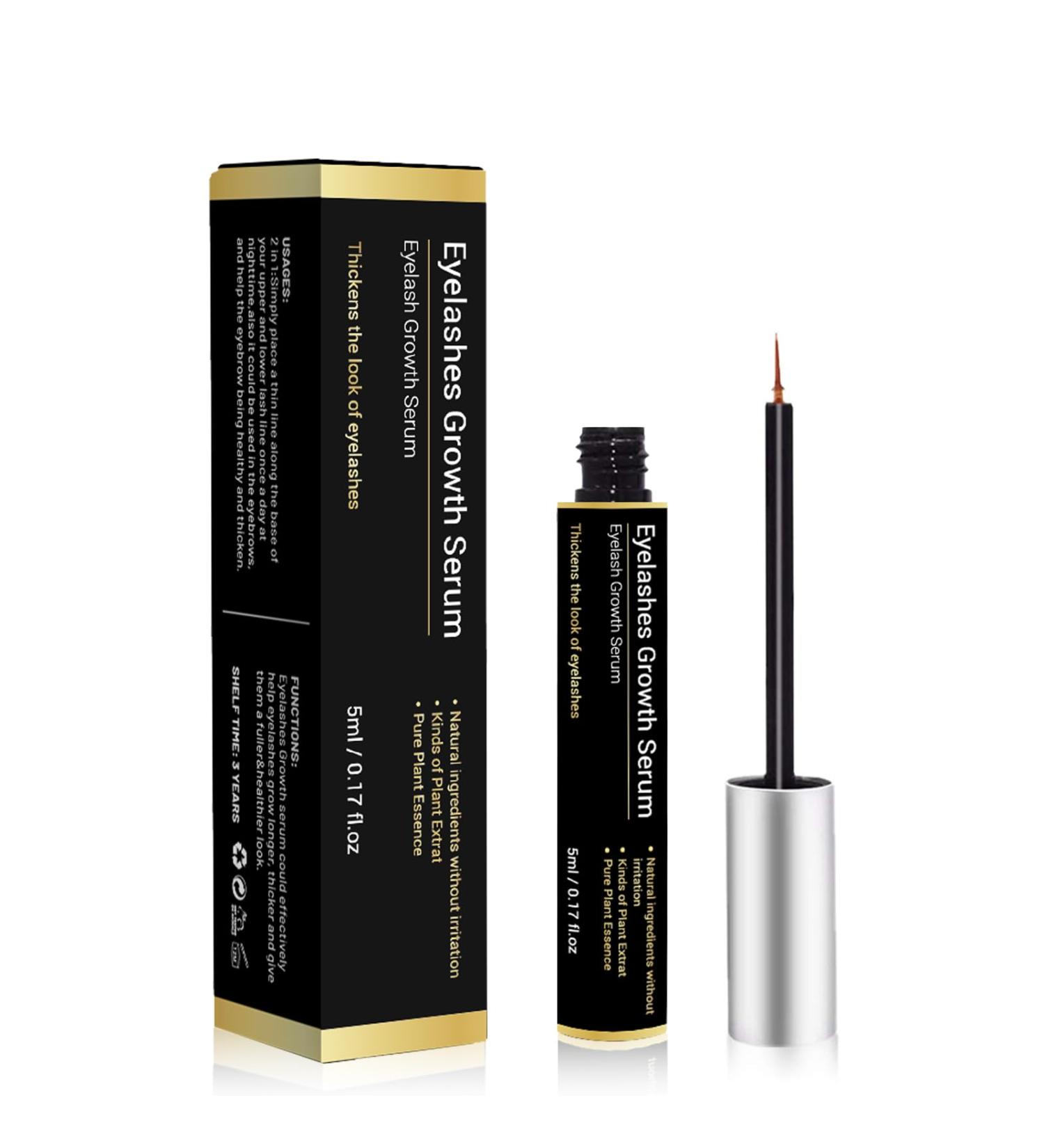 Boost Lash & Brow Growth with Dorzu Eyelash Serum - Test Winner for Long Dense Lashes | 5ml - Buy Online on SooperMarket.com