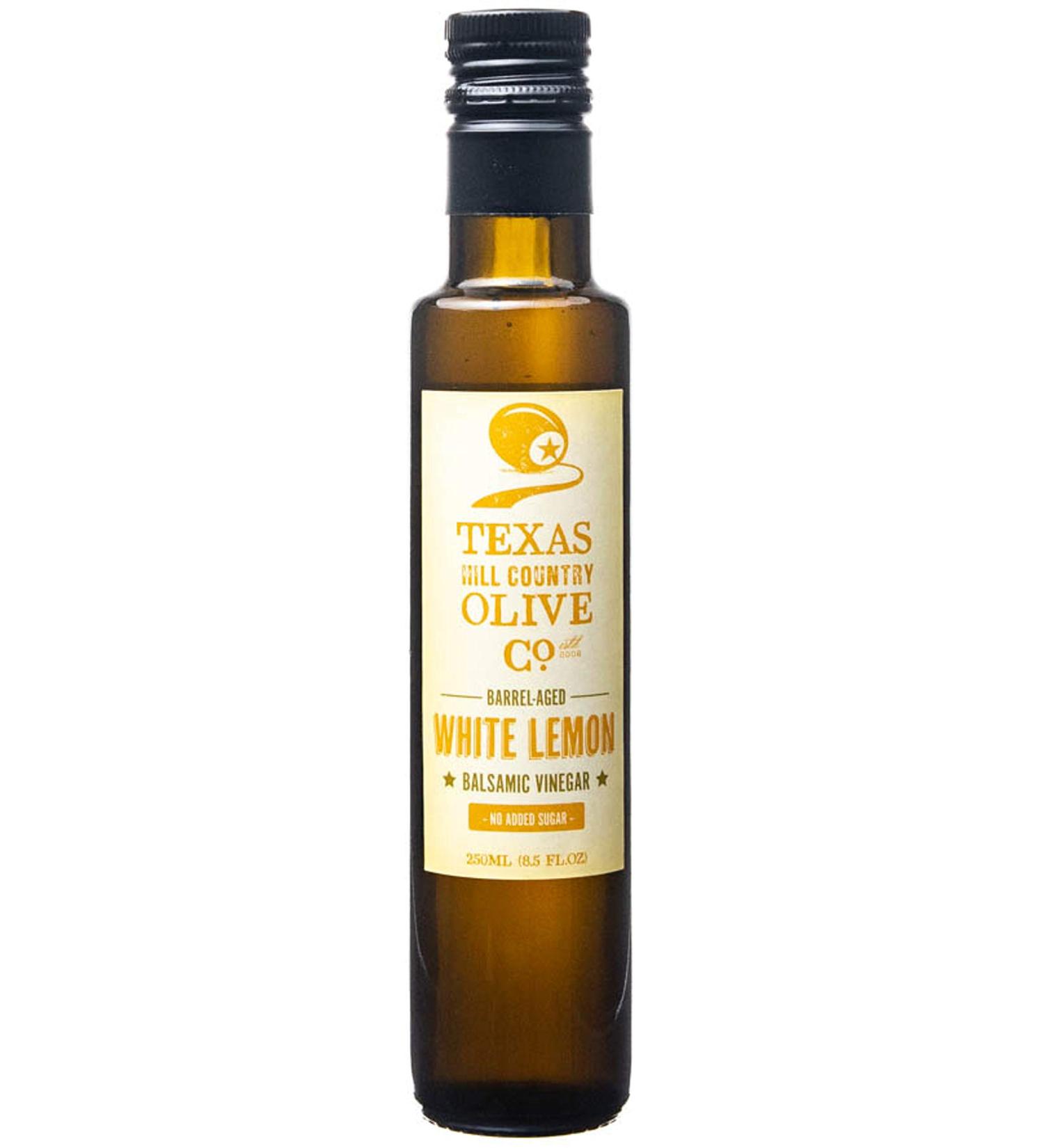 Terra Verde White Lemon Balsamic Vinegar 250ml - Tangy and Refreshing Flavor - 8.5oz Bottle - Buy Online on SooperMarket.com