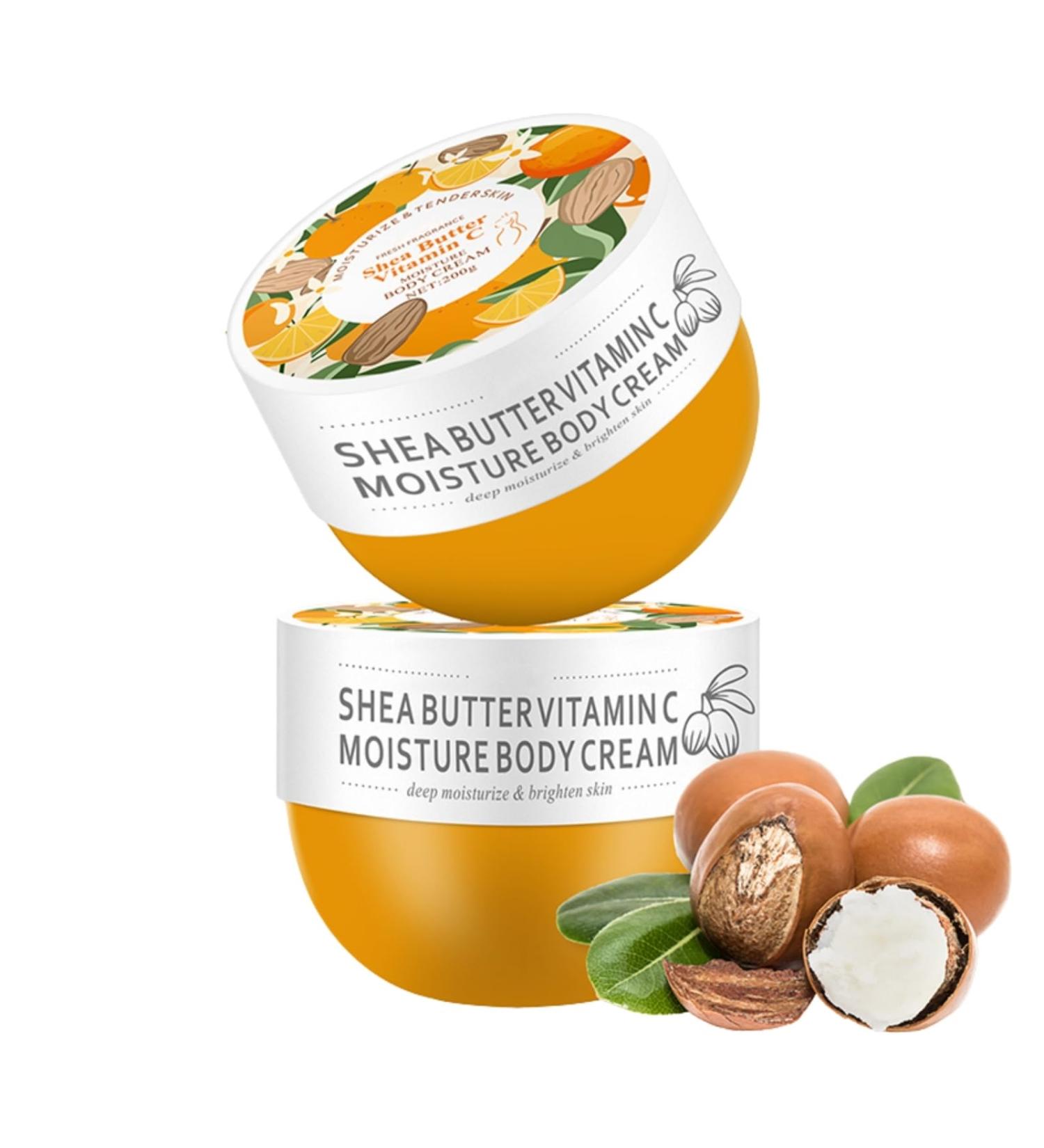 265G Trendyfave Shea Butter Vitamin C Moisture Body Cream Large Capacity Body Creams For Women & Men Body Cream Moisturiser For Dry Skin Skin Barrier Repair Moisturiser - Buy Online on SooperMarket.com