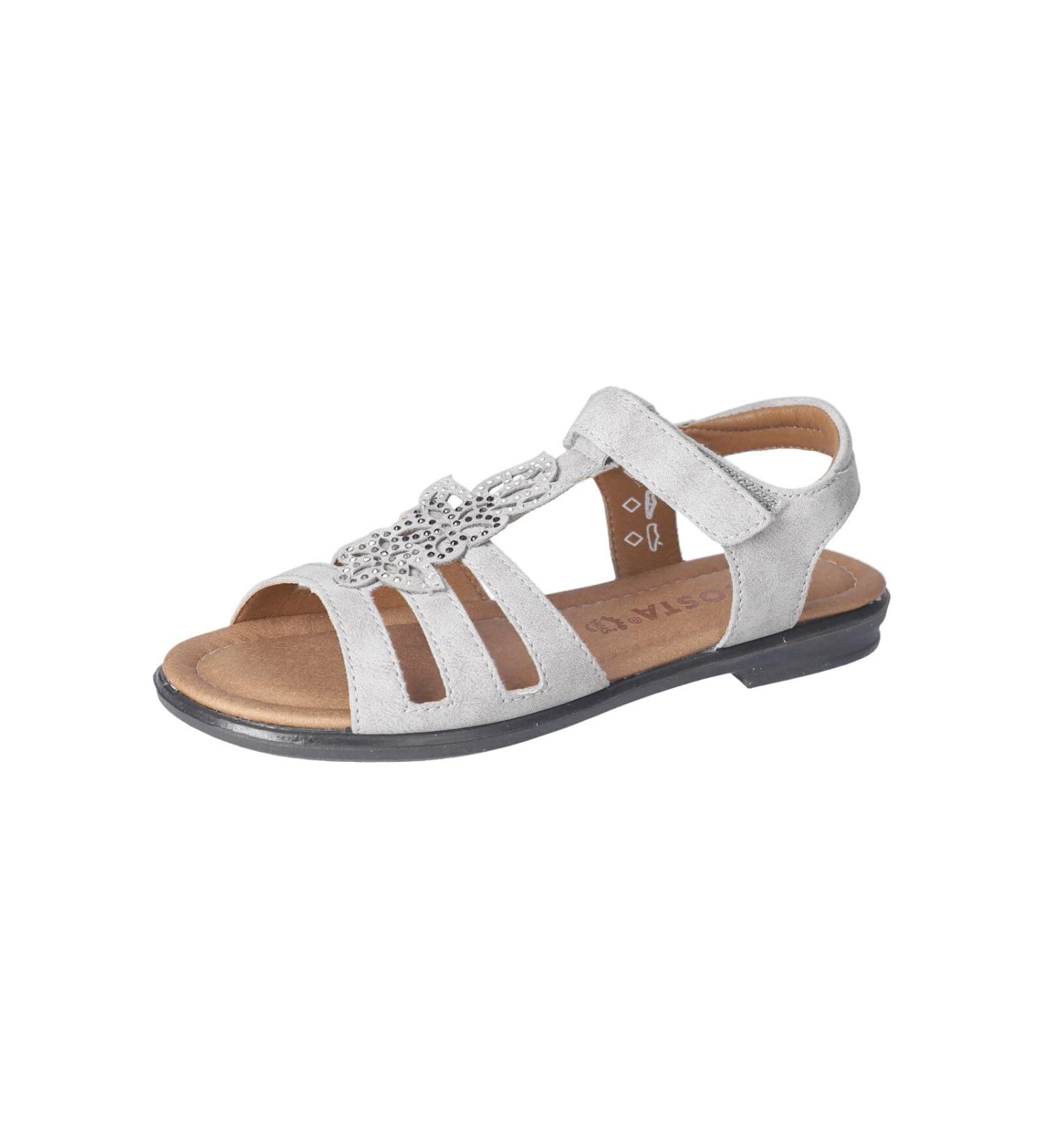 Buy RICOSTA Girls Strappy Sandals AMIRA - Medium WMS 32 EU Grey | Perfect Children Sandals for International Shipping - Buy Online on SooperMarket.com