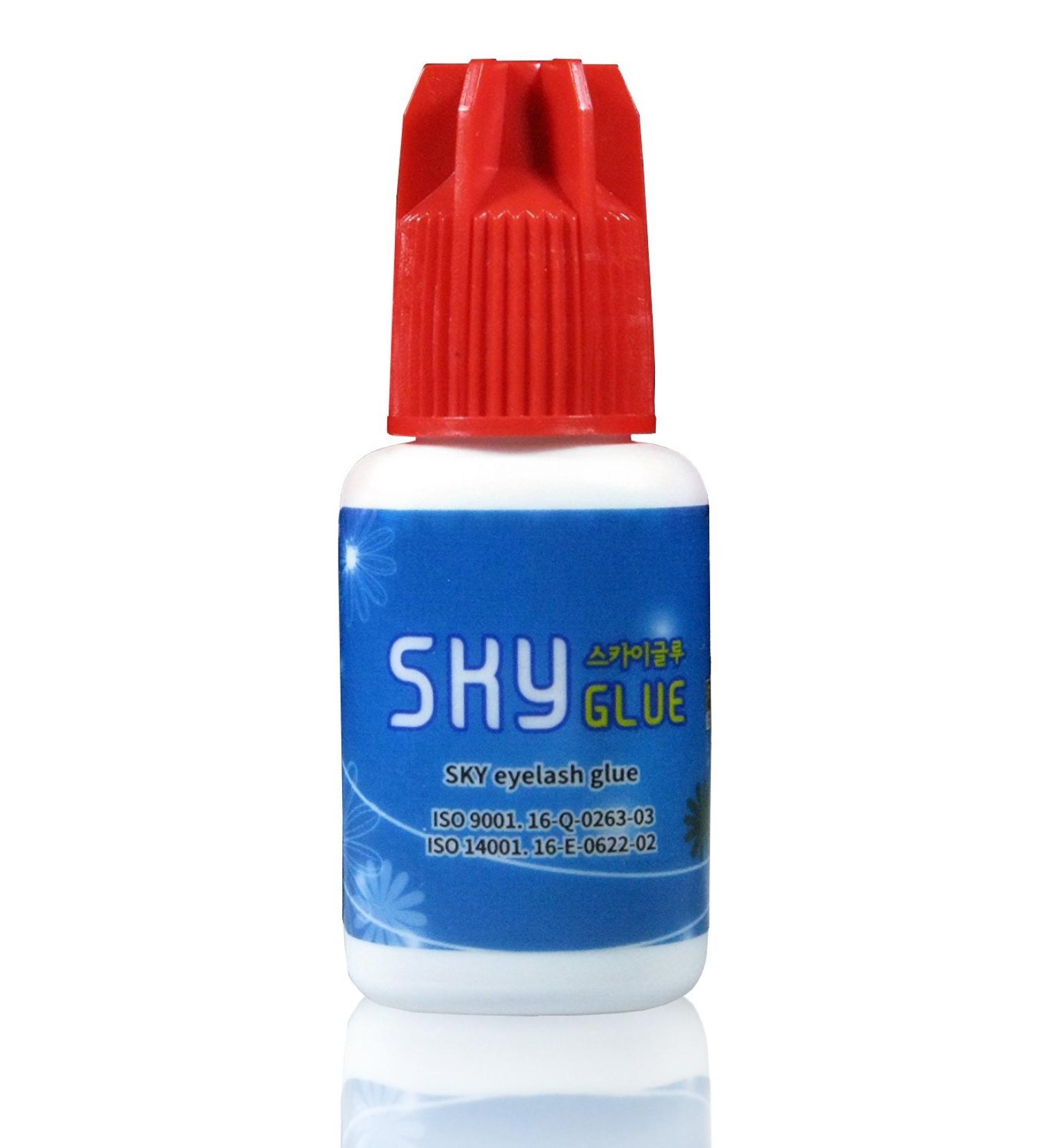 Stacy Lash Sky S+ Black Adhesive 5ml - 1-2 Sec Dry Time - 7 Weeks Retention - Professional Grade Eyelash Extension Glue - Buy Online on SooperMarket.com
