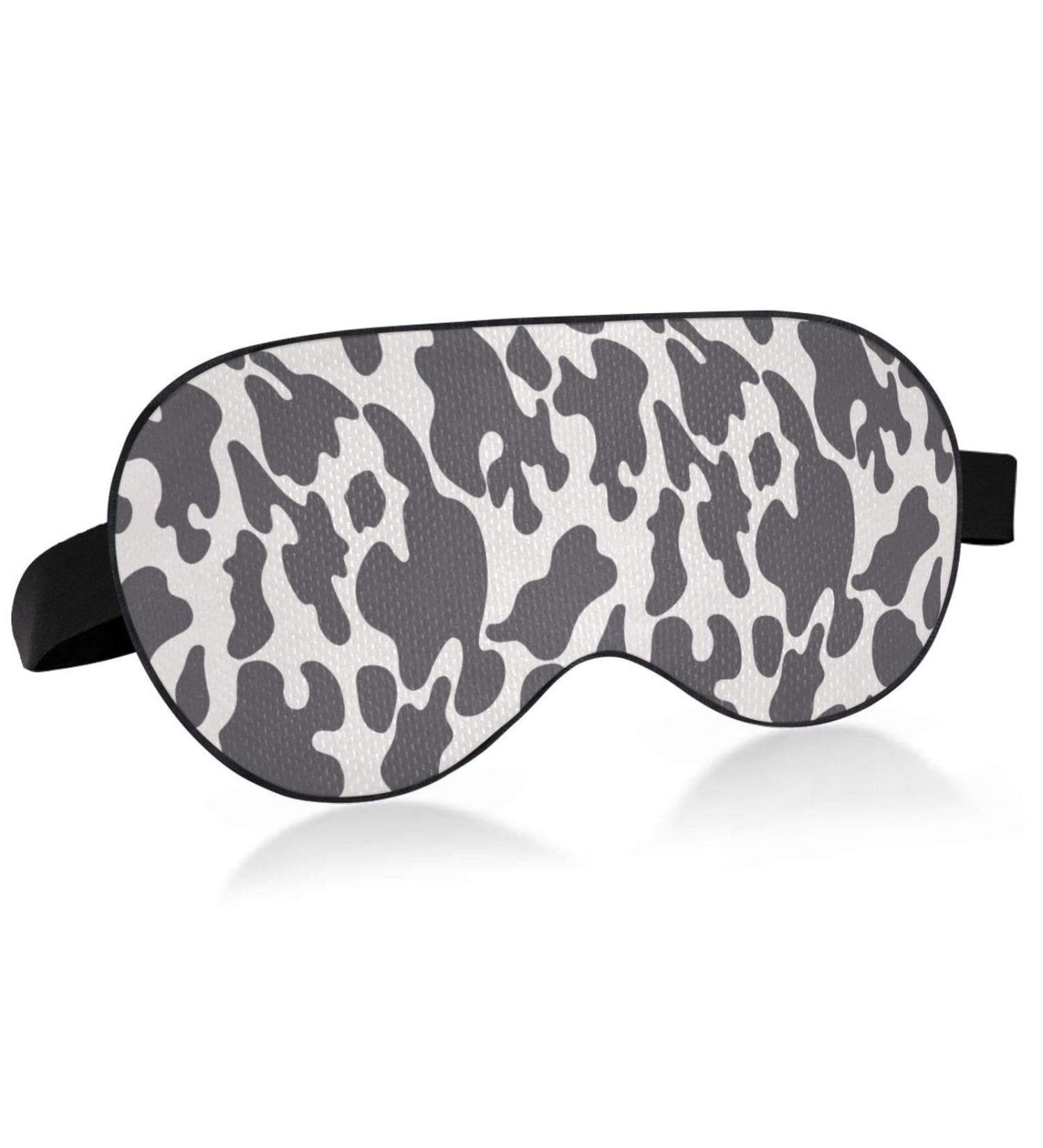Haskirky Light Blocking Eye Mask | Breathable & Adjustable for Men and Women | Ideal for Travel, Yoga, Meditation, and Office | Deep Sleep Grey Mask - Buy Online on SooperMarket.com