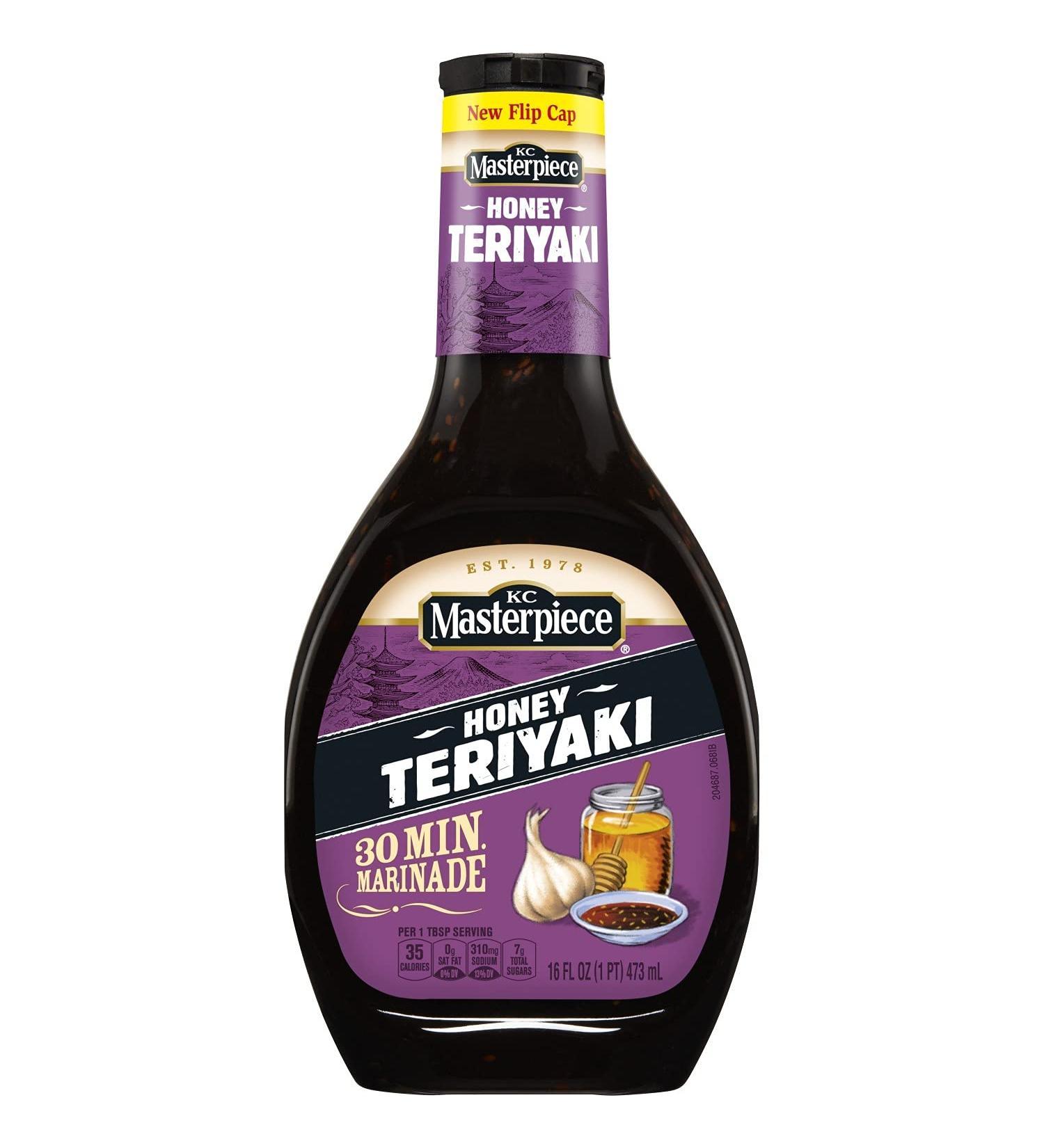 KC Masterpiece Honey Teriyaki Marinade 16oz - Pack of 6 | Authentic Flavor | Shop Now - Buy Online on SooperMarket.com