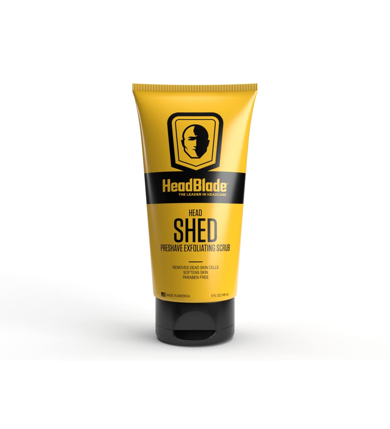 HeadBlade HeadShed Men's Exfoliating Scrub - 5 oz - Removes Dead Skin for a Great Shave - Buy Online on SooperMarket.com