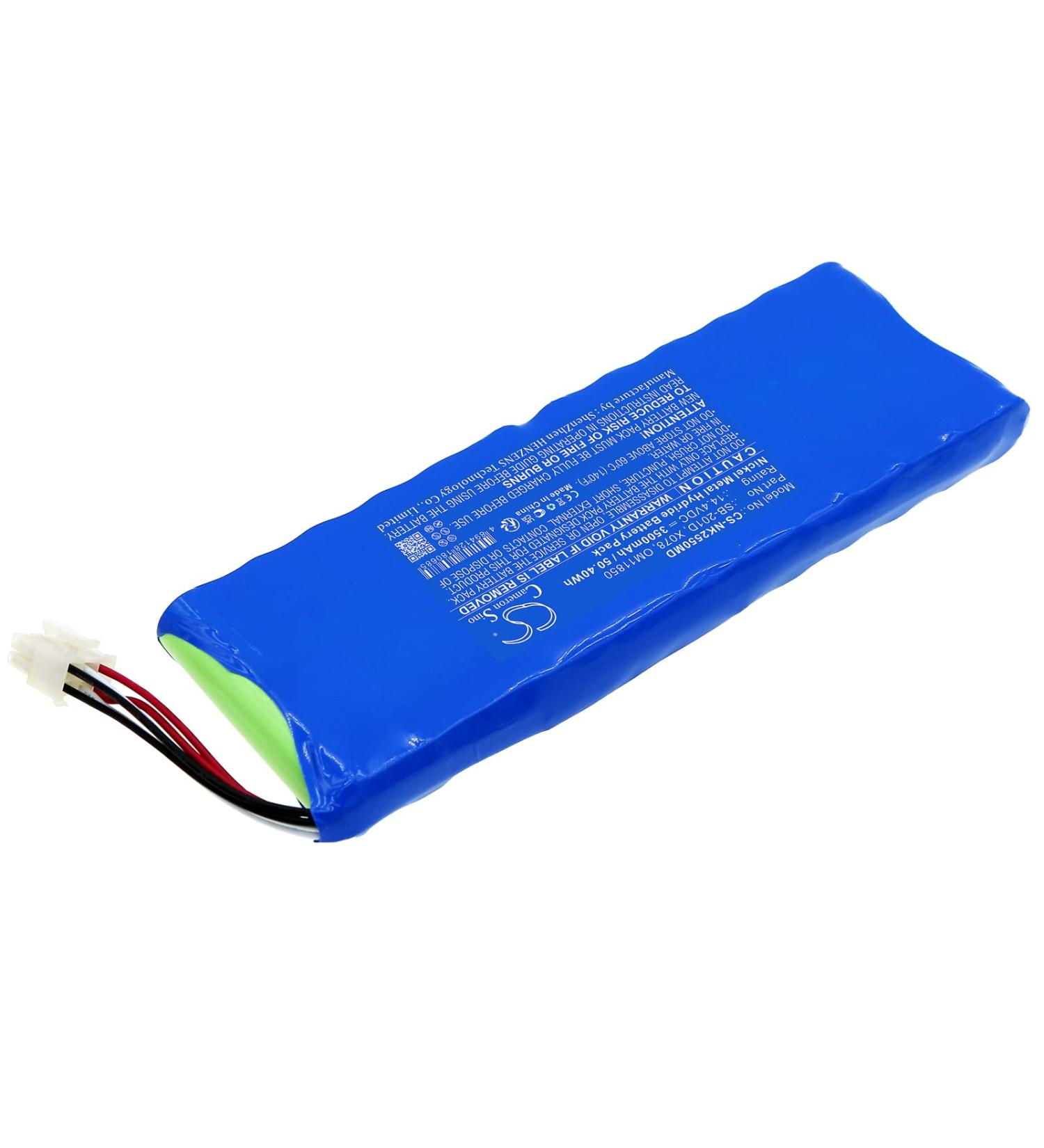 Replacement Battery for Nihon Kohden G-2550 Monitor | OM11850 SB-201D X078 | 3500mAh 14.4V - International Shipping Available - Buy Online on SooperMarket.com