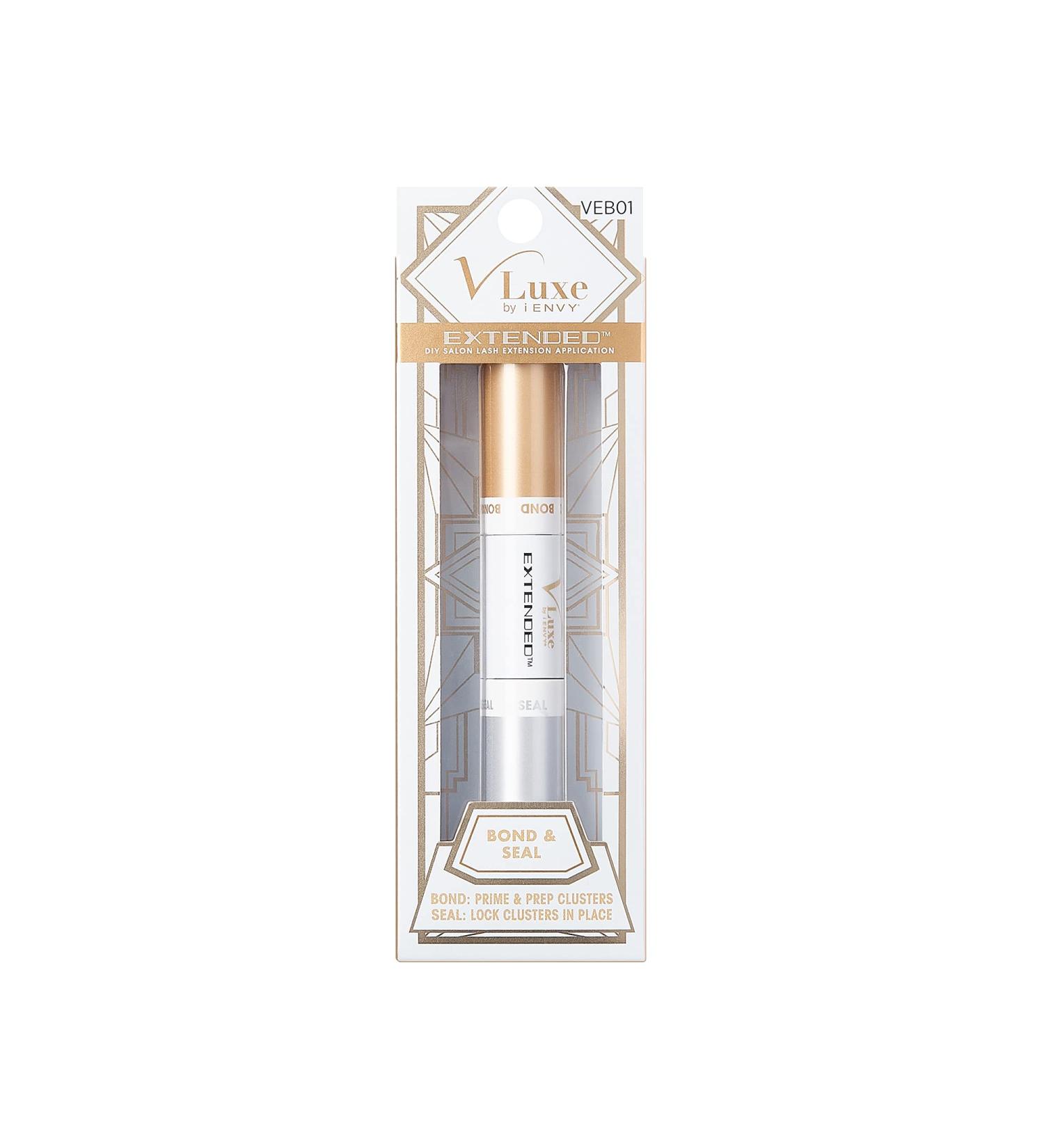 VLuxe Extended Collection DIY Eyelash Extension Bond & Seal with Biotin & Vitamin E | Strong & Gentle Adhesive for All-Day Wear - Buy Online on SooperMarket.com