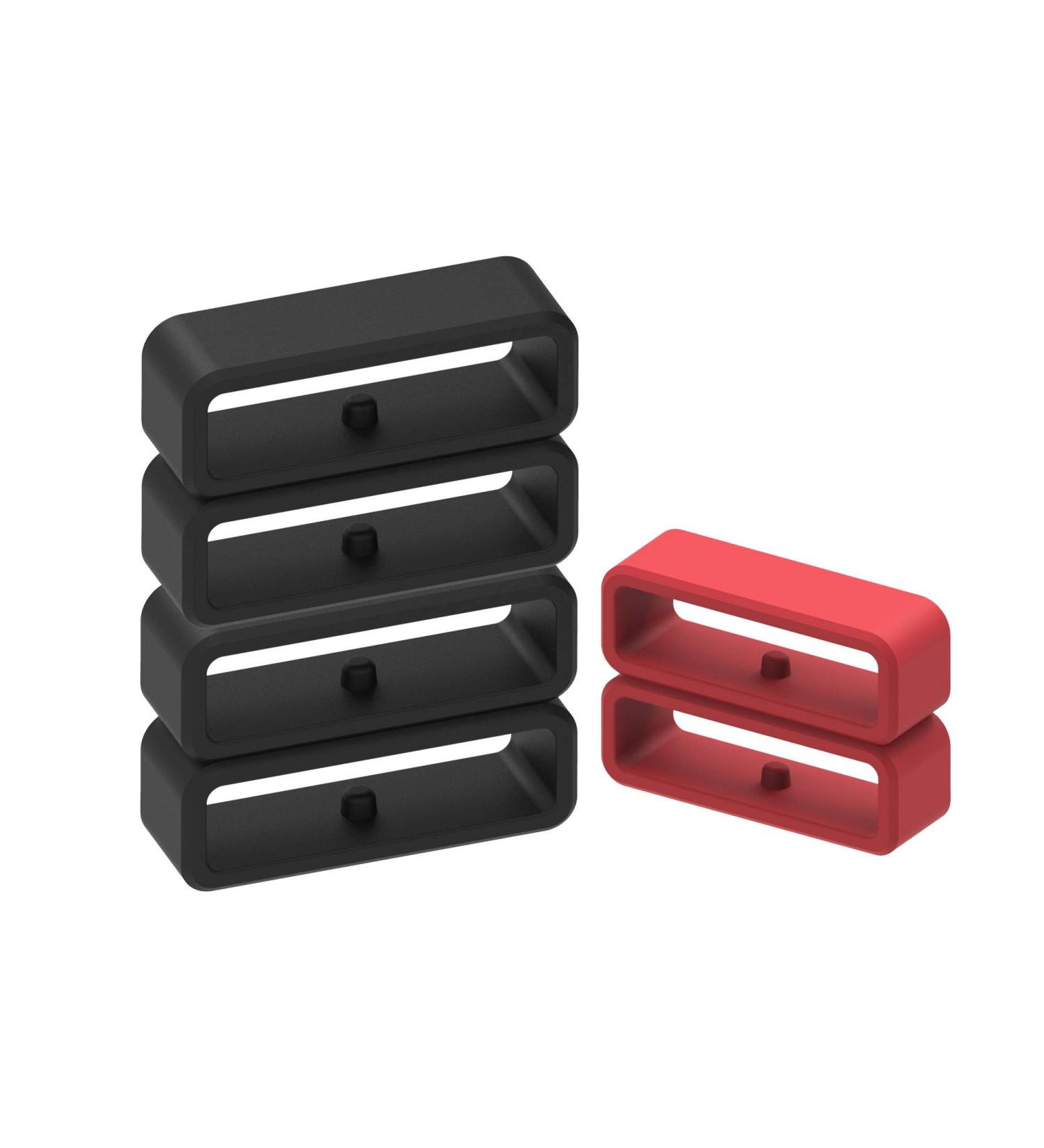 Garmin Replacement Secure Rings for Forerunner & Approach Smartwatch Bands - Black & Red - Buy Online on SooperMarket.com