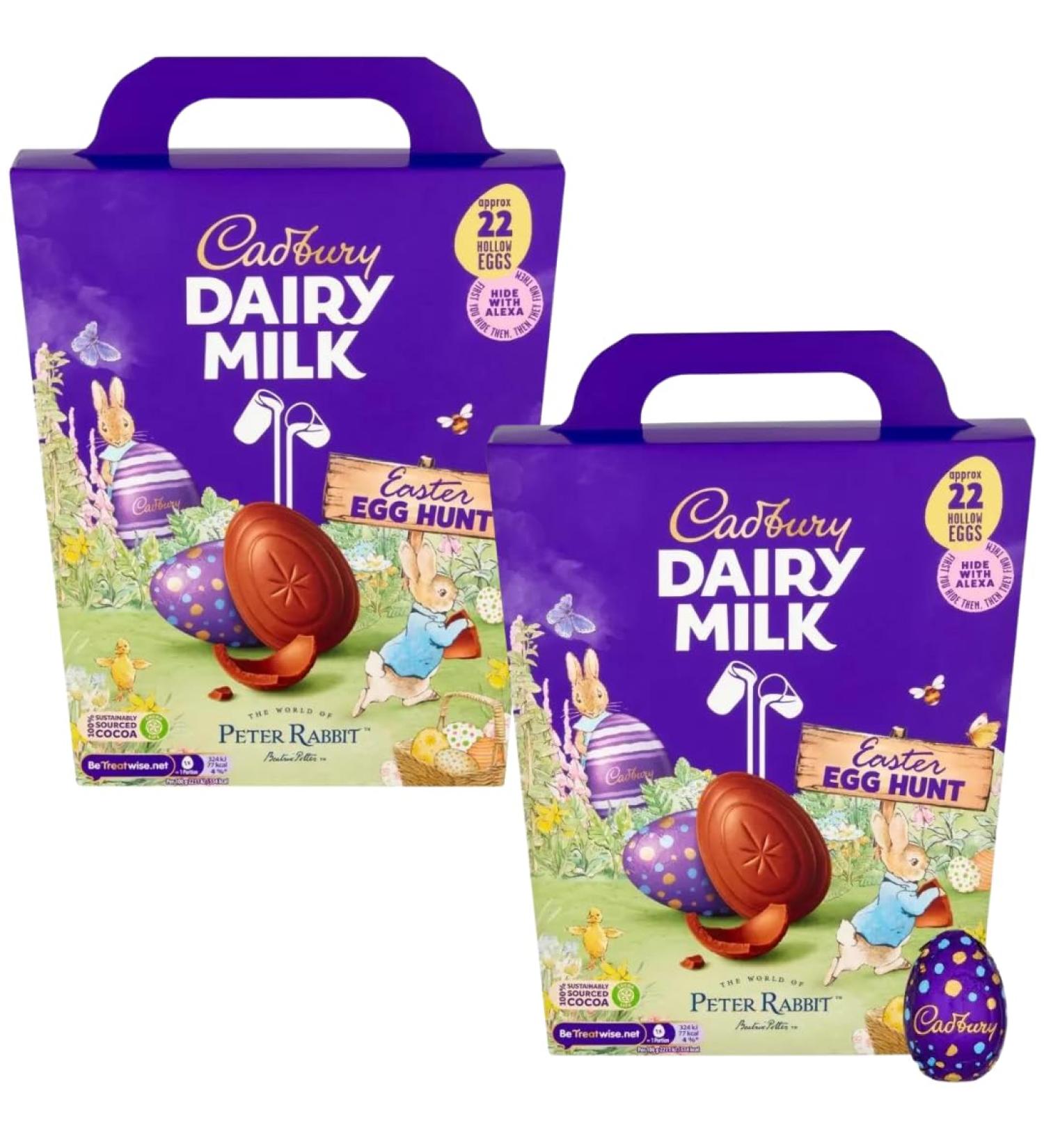 Easter Egg Hunt Bundle With Chocolate Dairy Milk Easter Egg Hunt 317g (2 Pack)