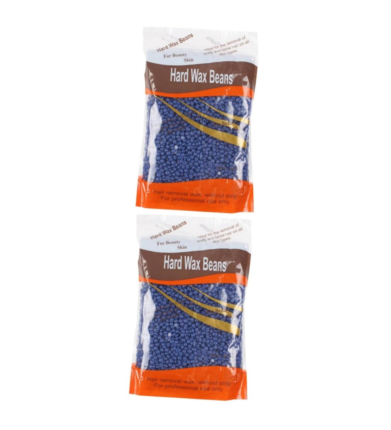 Buy Minkissy Hair Removal Pearls - Painless Hard Wax Beans for Smooth Skin | 2pcs Wax Pearls for Effective Hair Removal - Buy Online on SooperMarket.com